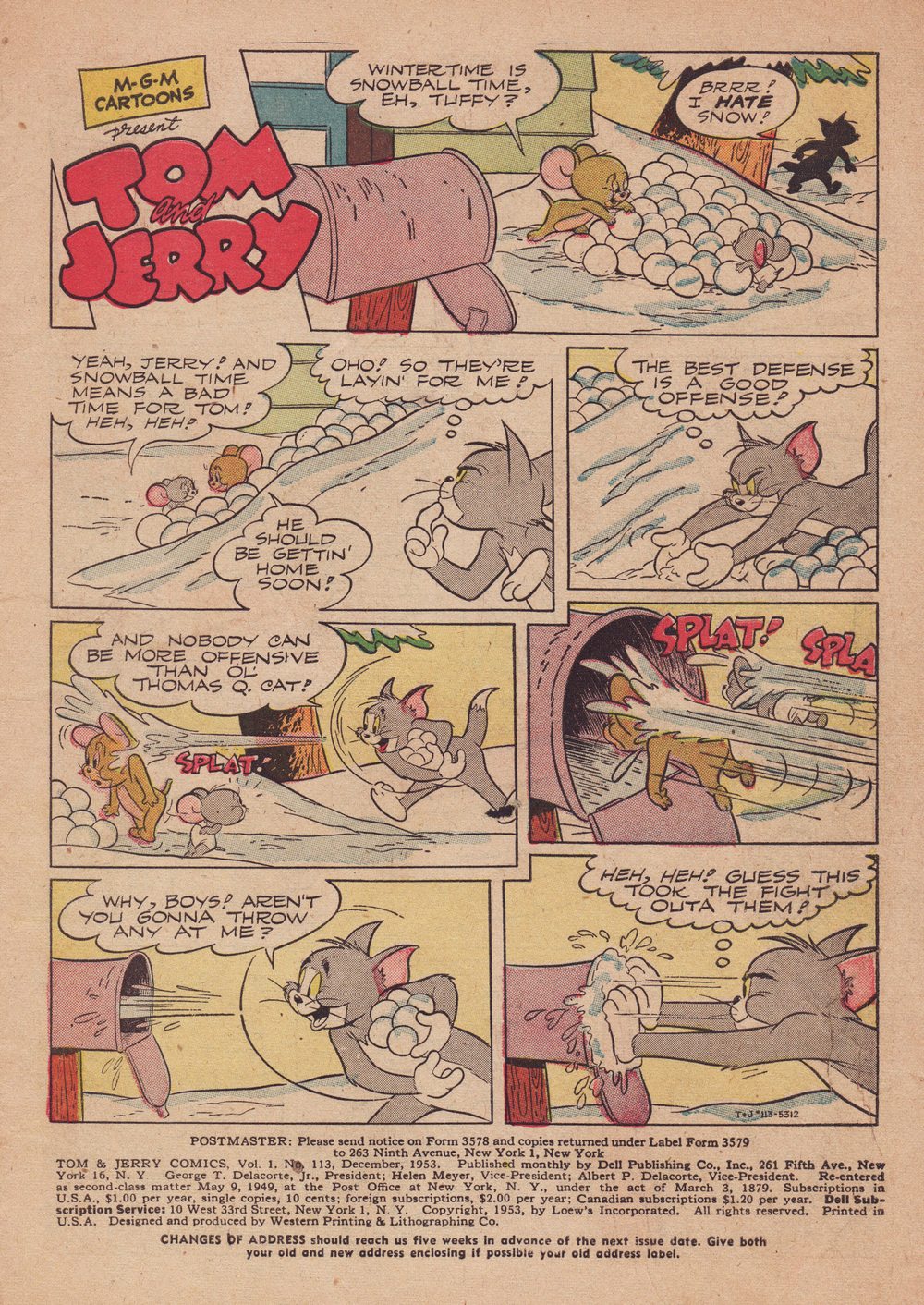 Read online Tom & Jerry Comics comic -  Issue #113 - 3