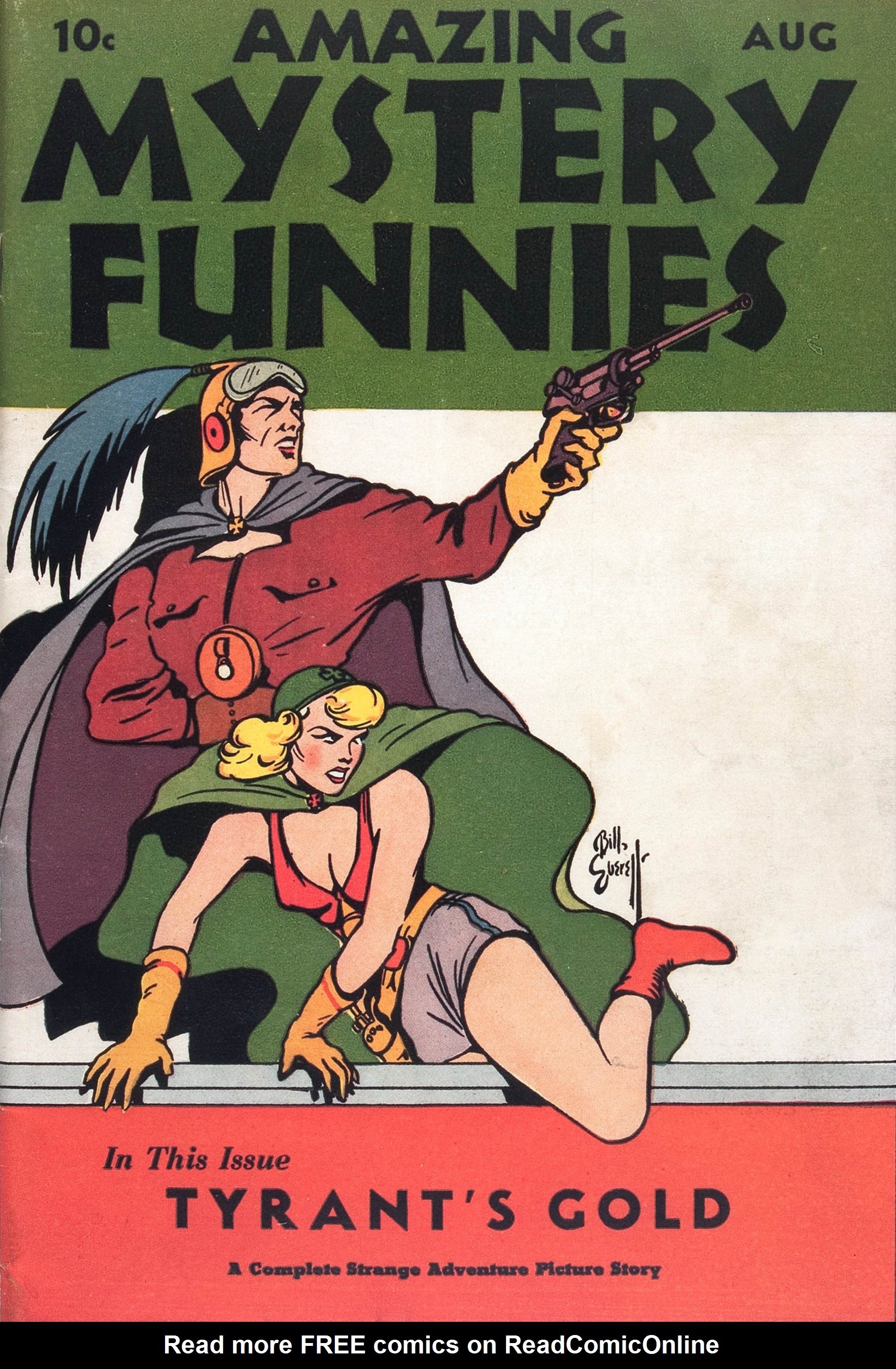 Read online Amazing Mystery Funnies comic -  Issue #1 - 1
