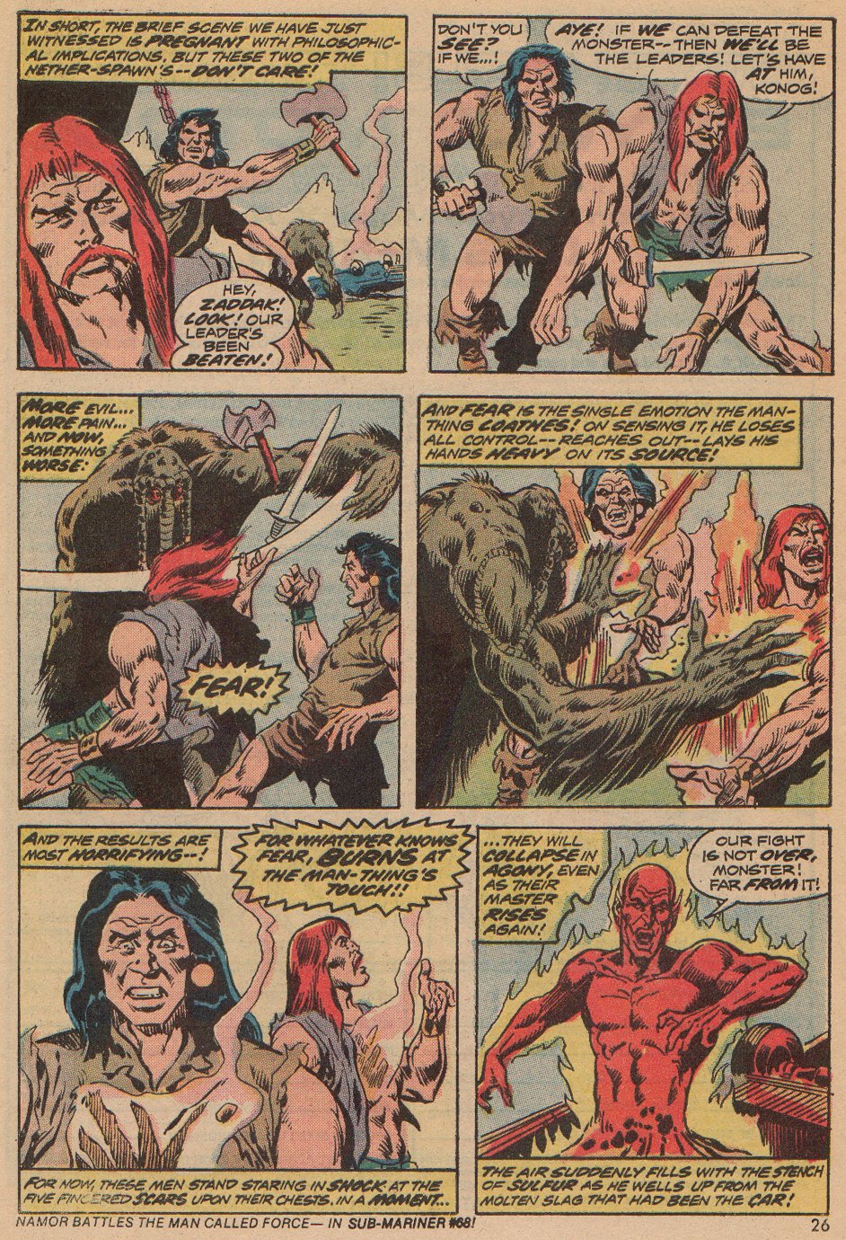 Read online Man-Thing (1974) comic -  Issue #1 - 17