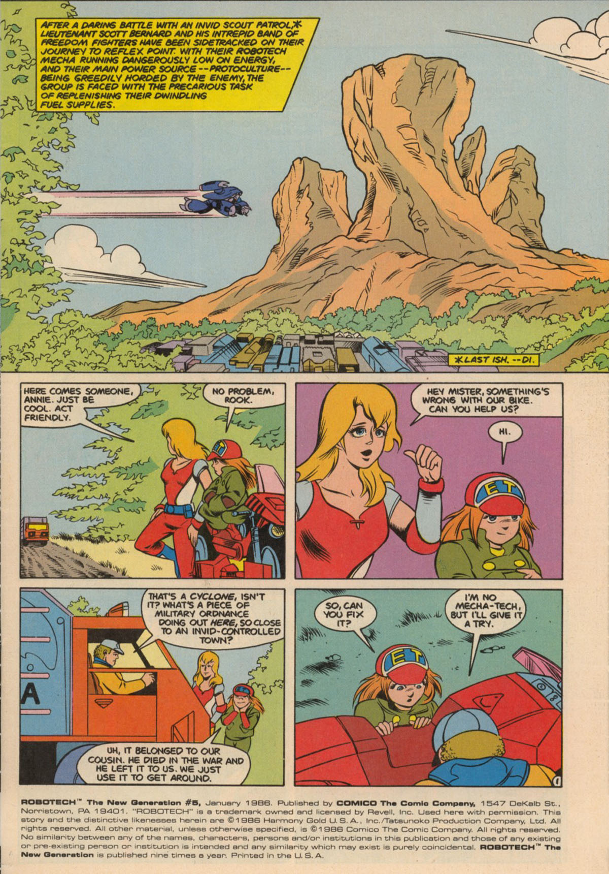 Read online Robotech The New Generation comic -  Issue #5 - 4