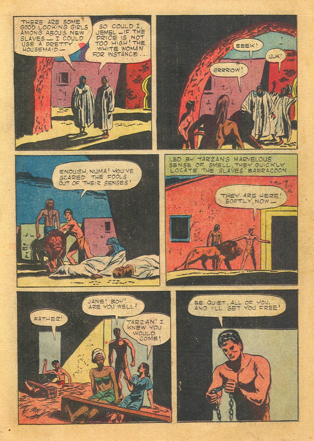Read online Tarzan (1948) comic -  Issue #11 - 19