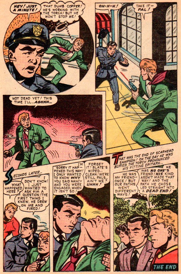 Read online The Human Torch (1940) comic -  Issue #28 - 20