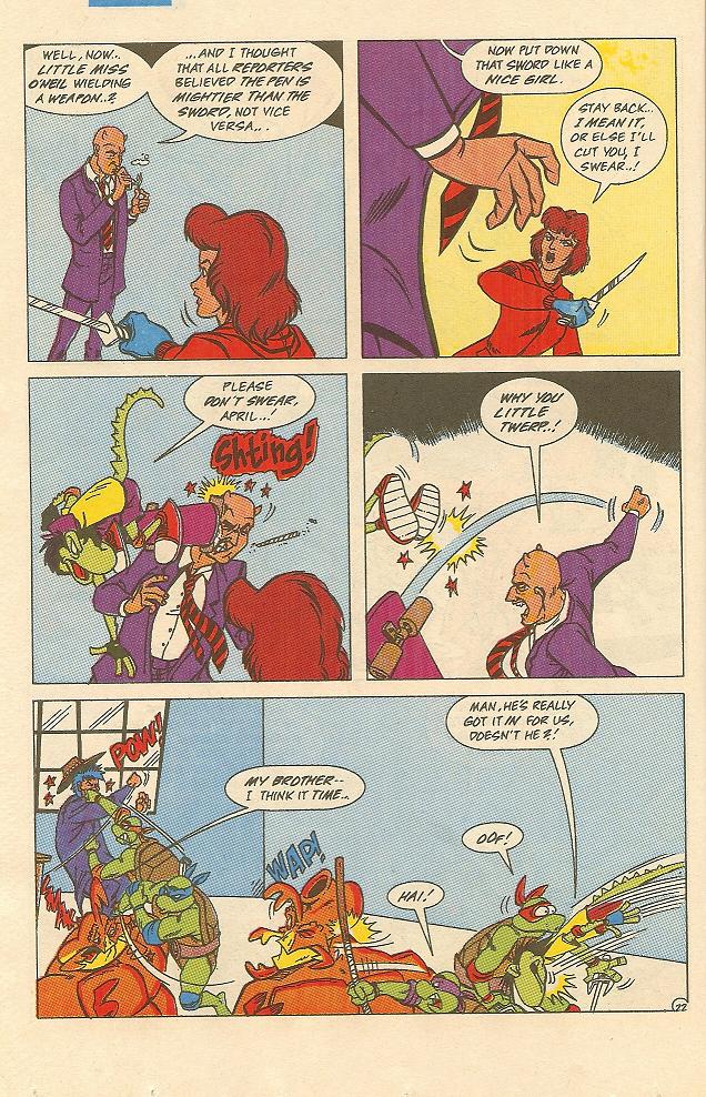 Read online Mighty Mutanimals comic -  Issue #1 - 23