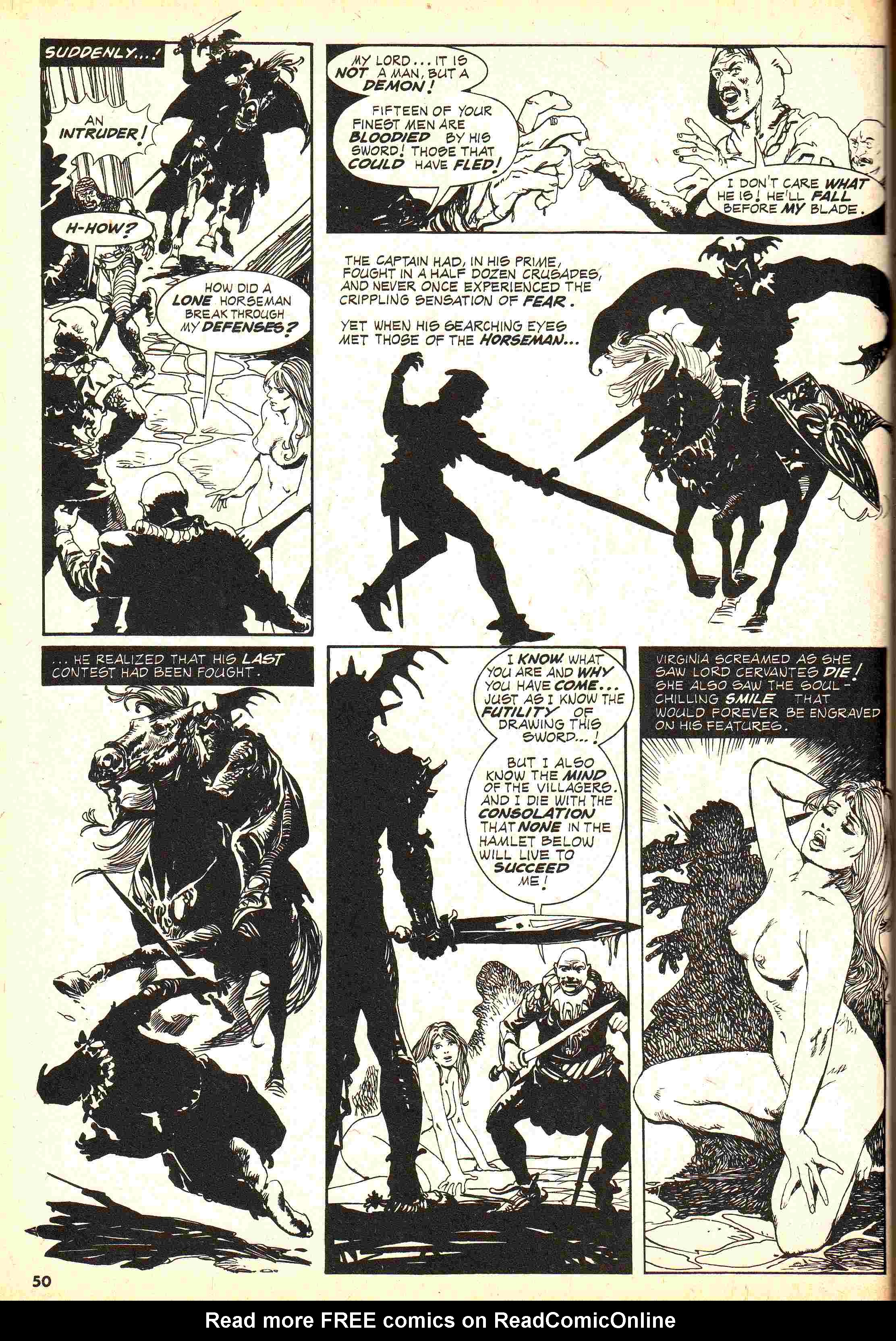 Read online Vampirella (1969) comic -  Issue #45 - 50