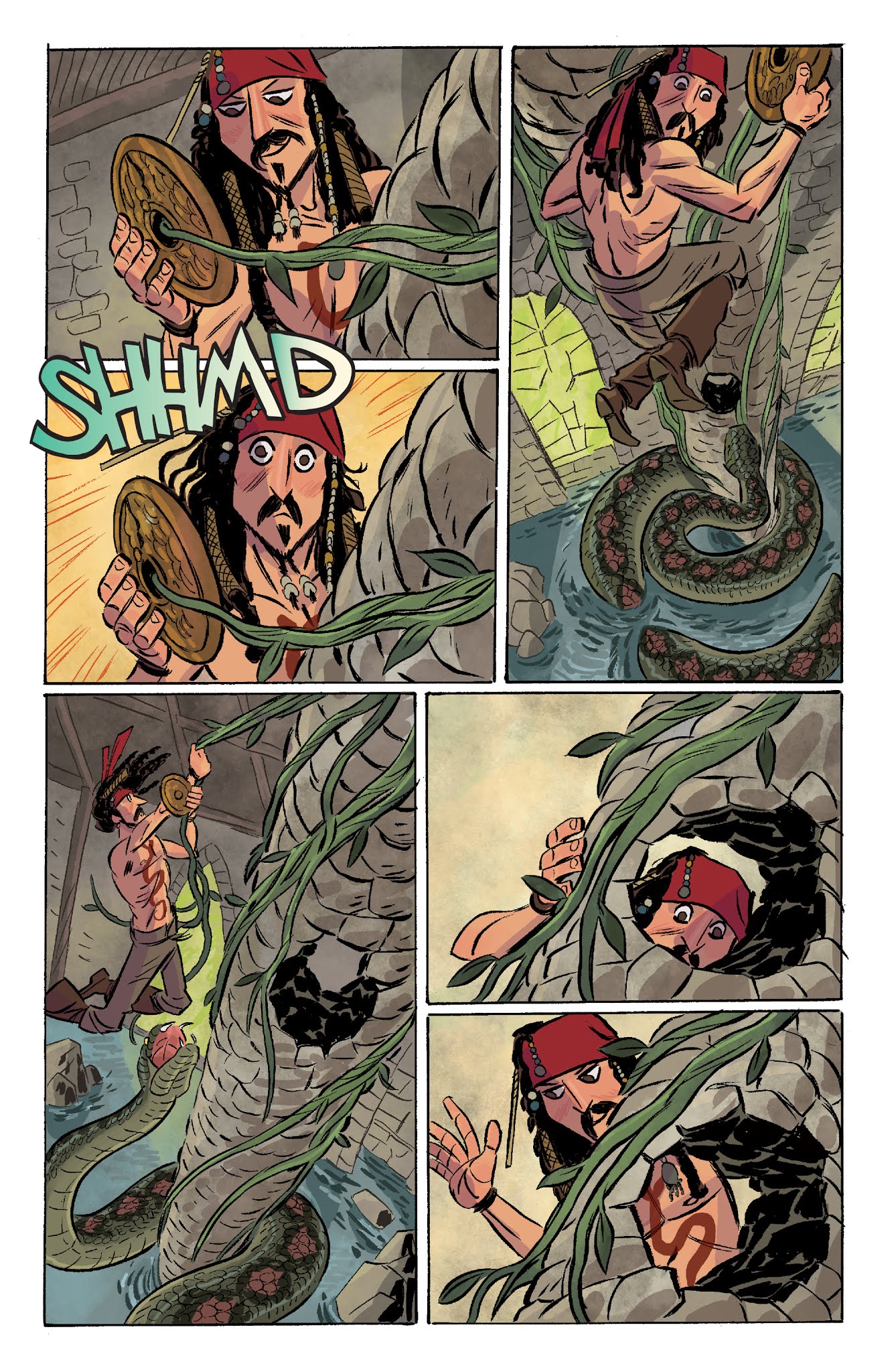 Read online Disney Pirates of the Caribbean comic -  Issue #4 - 21