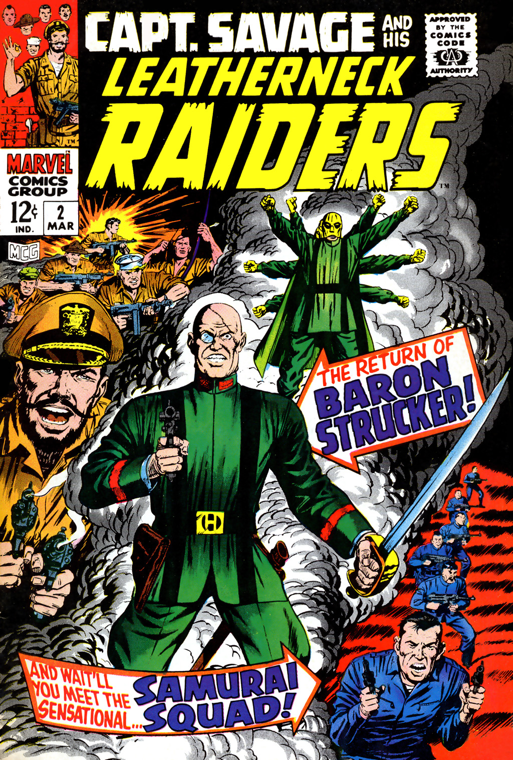 Read online Captain Savage and his Leatherneck Raiders comic -  Issue #2 - 1