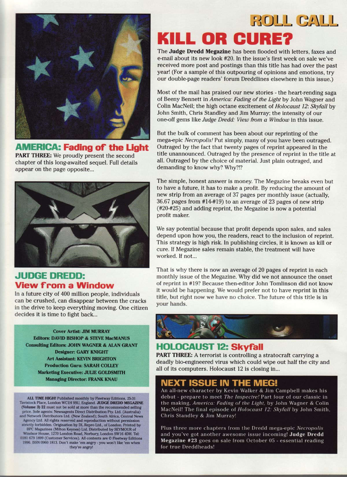Read online Judge Dredd Megazine (vol. 3) comic -  Issue #22 - 2