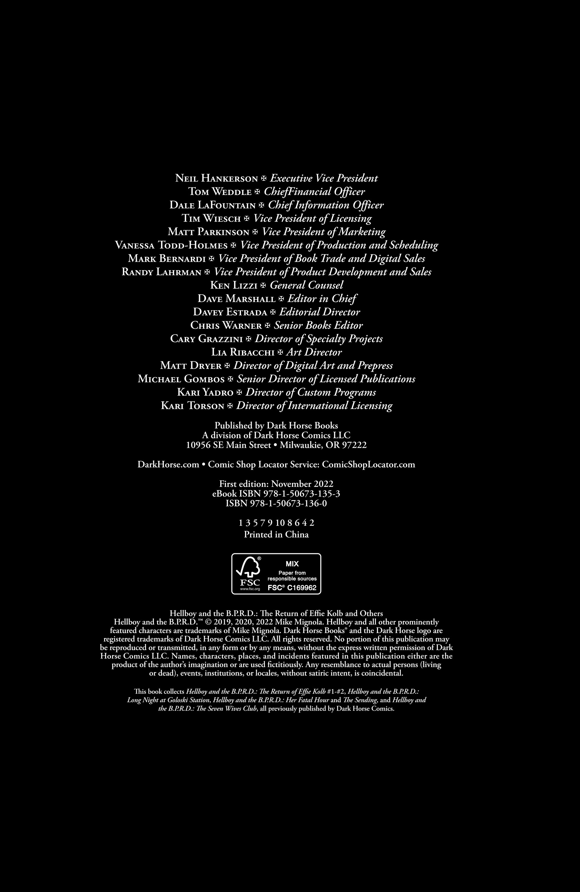 Read online Hellboy and the B.P.R.D.: The Return of Effie Kolb and Others comic -  Issue # TPB (Part 1) - 6