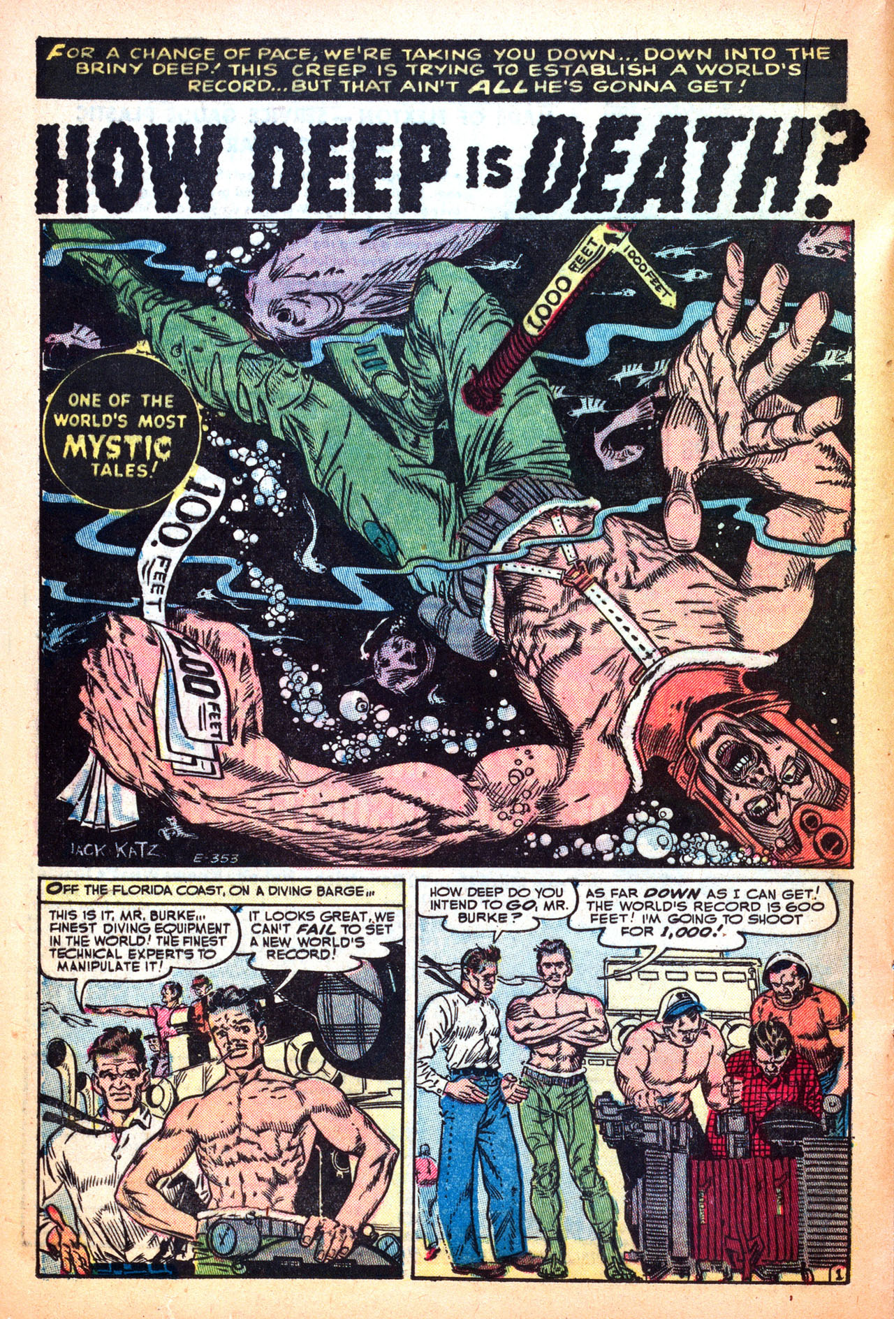 Read online Mystic (1951) comic -  Issue #31 - 20