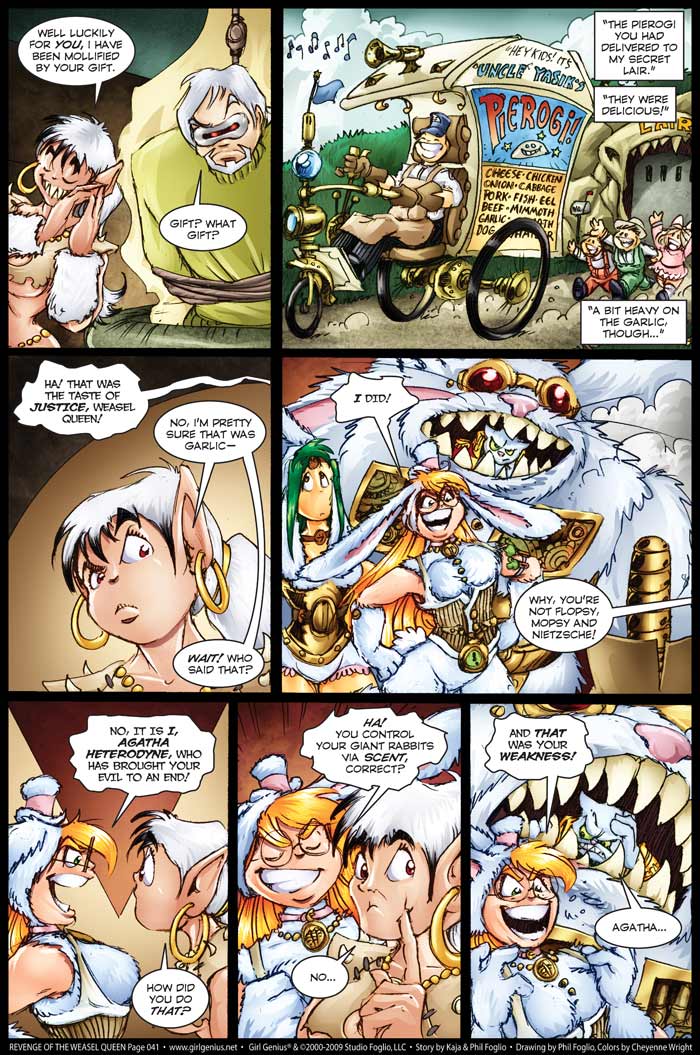 Read online Girl Genius (2002) comic -  Issue #9 - 138