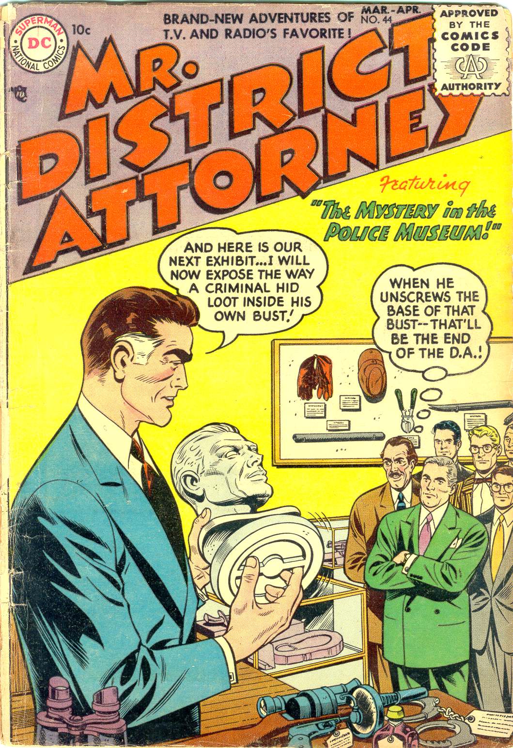 Read online Mr. District Attorney comic -  Issue #44 - 1