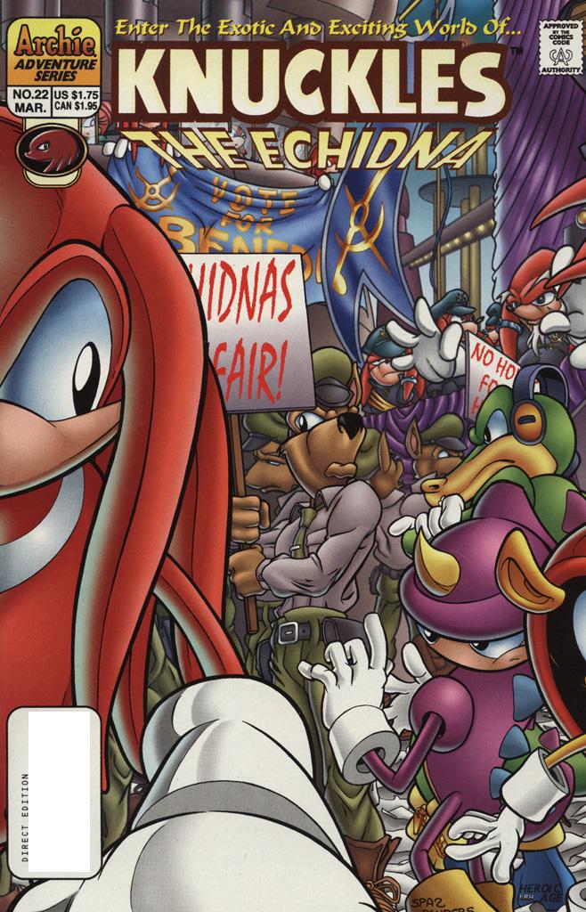Read online Knuckles the Echidna comic -  Issue #22 - 1
