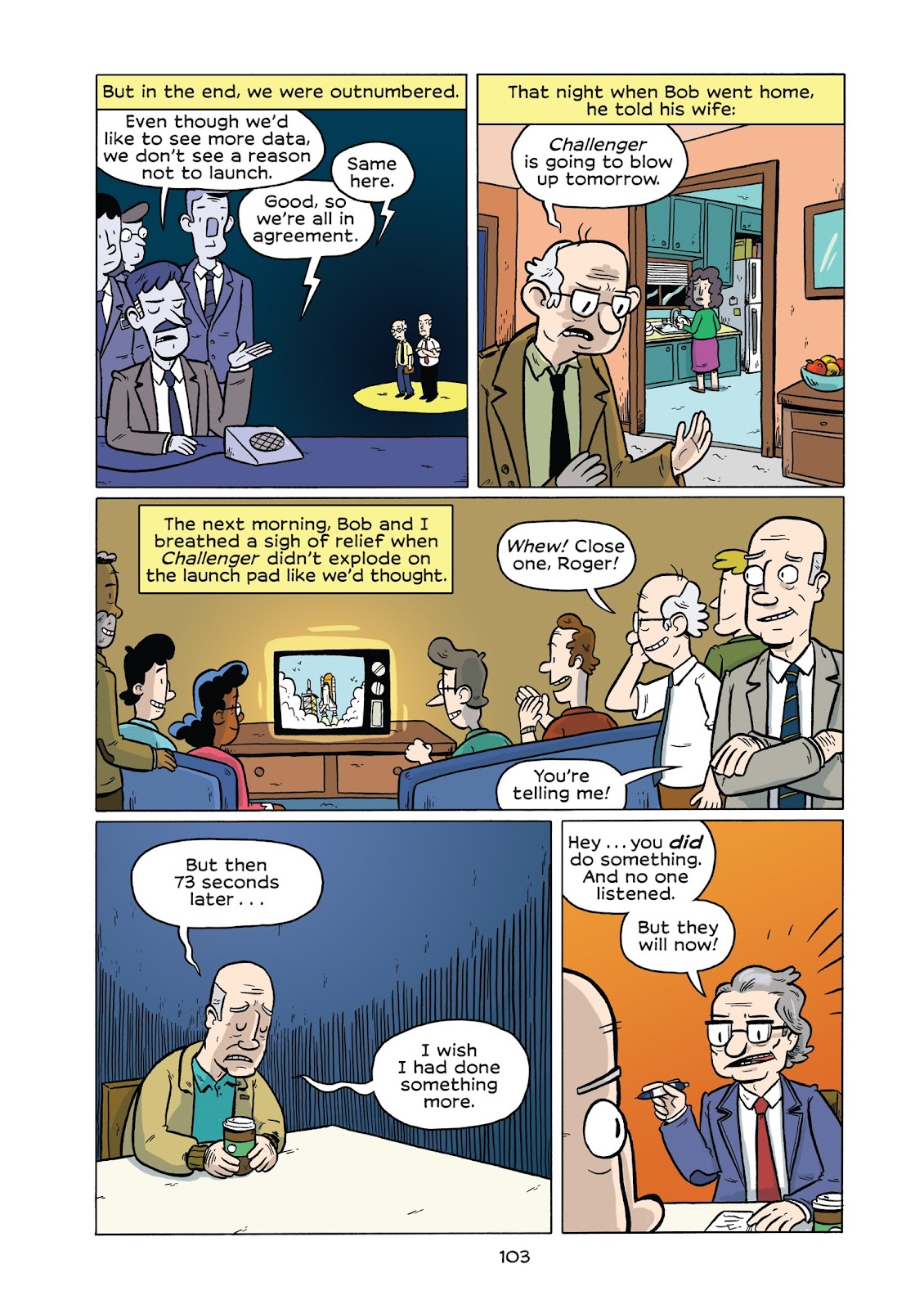 History Comics: The Challenger Disaster: Tragedy in the Skies issue TPB - Page 108