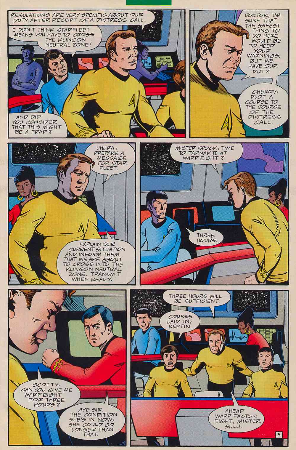 Read online Star Trek (1989) comic -  Issue #78 - 6