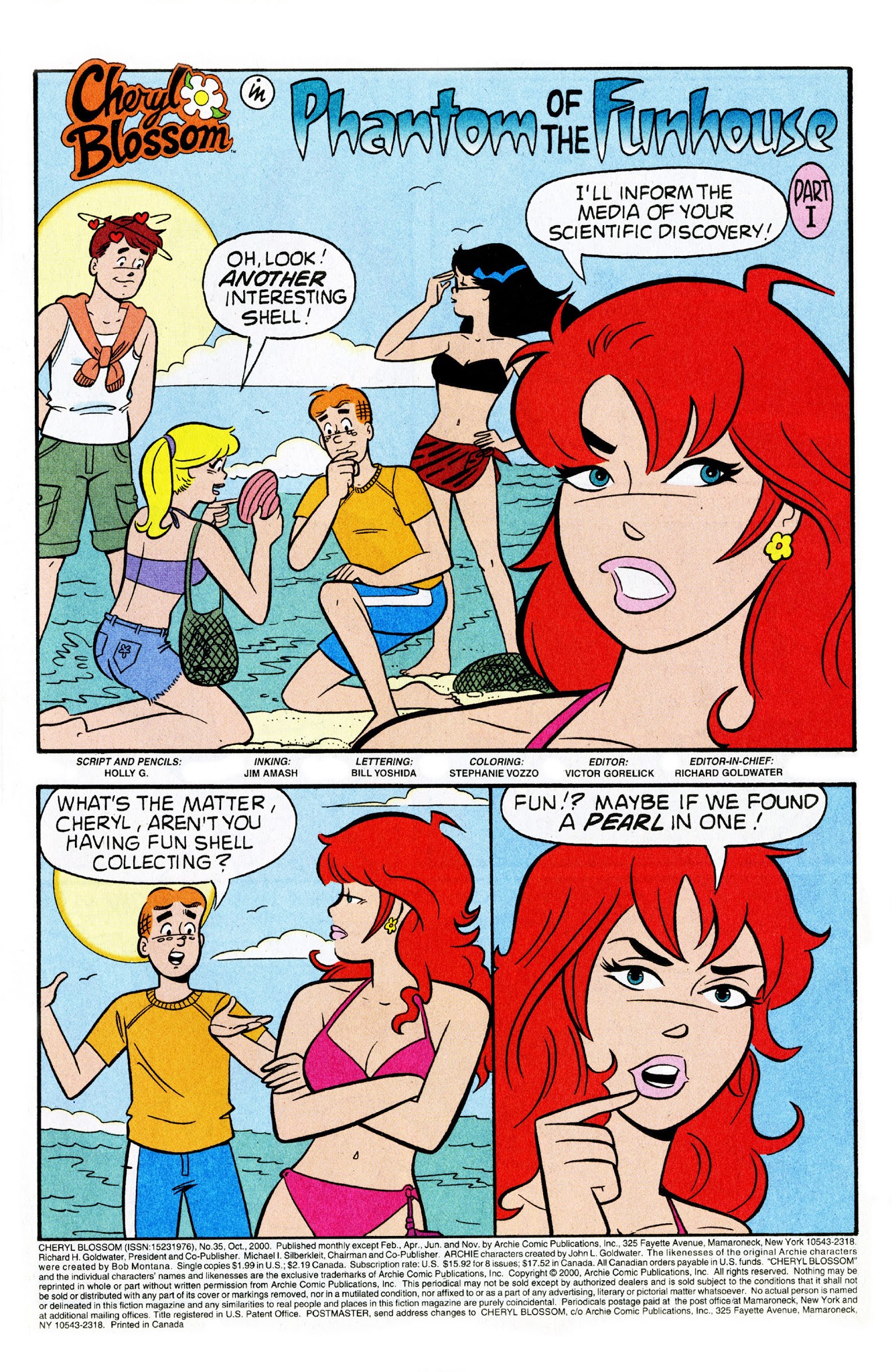 Read online Cheryl Blossom comic -  Issue #35 - 2
