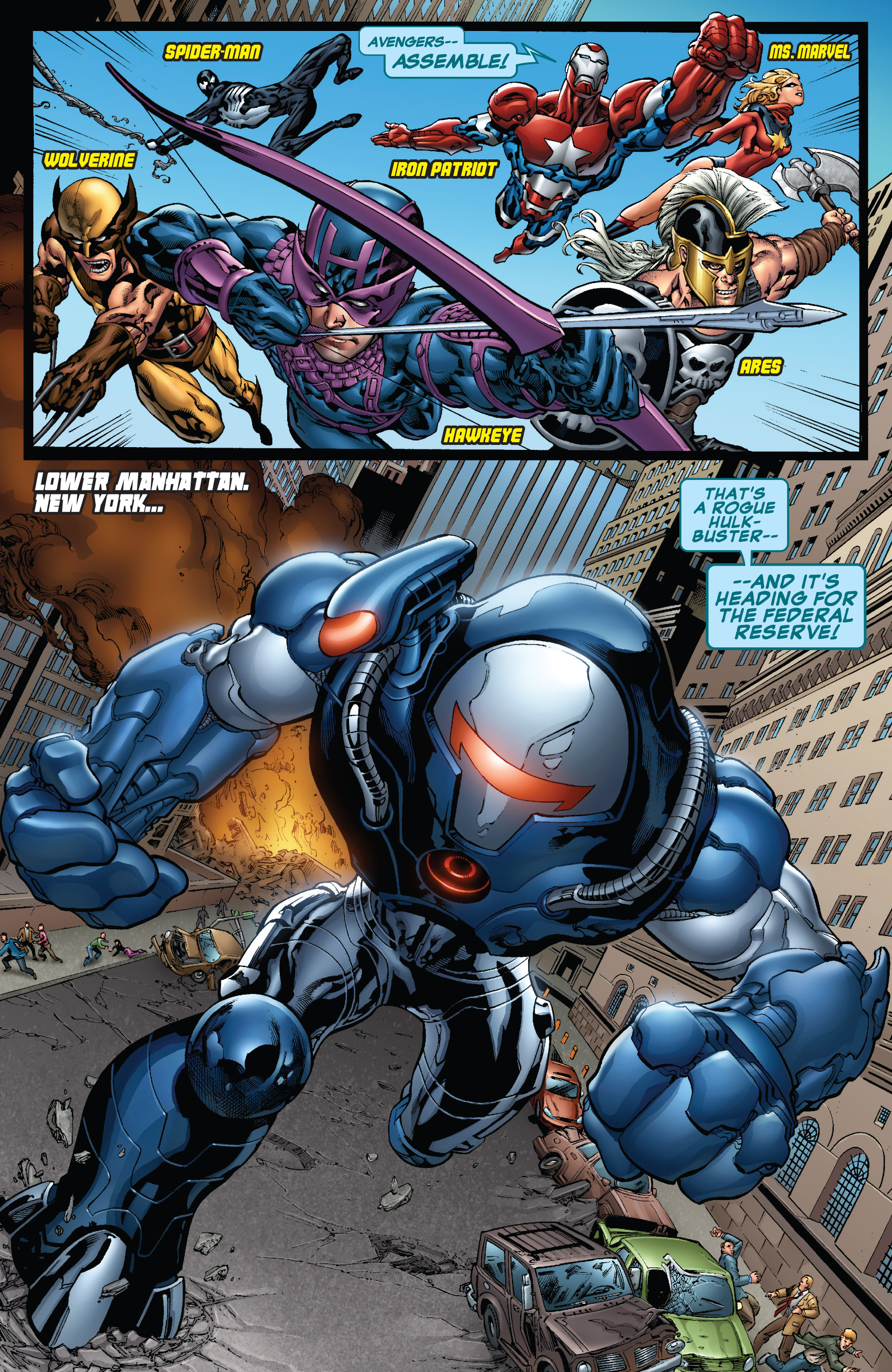 Read online Dark Reign: Hawkeye comic -  Issue #1 - 2