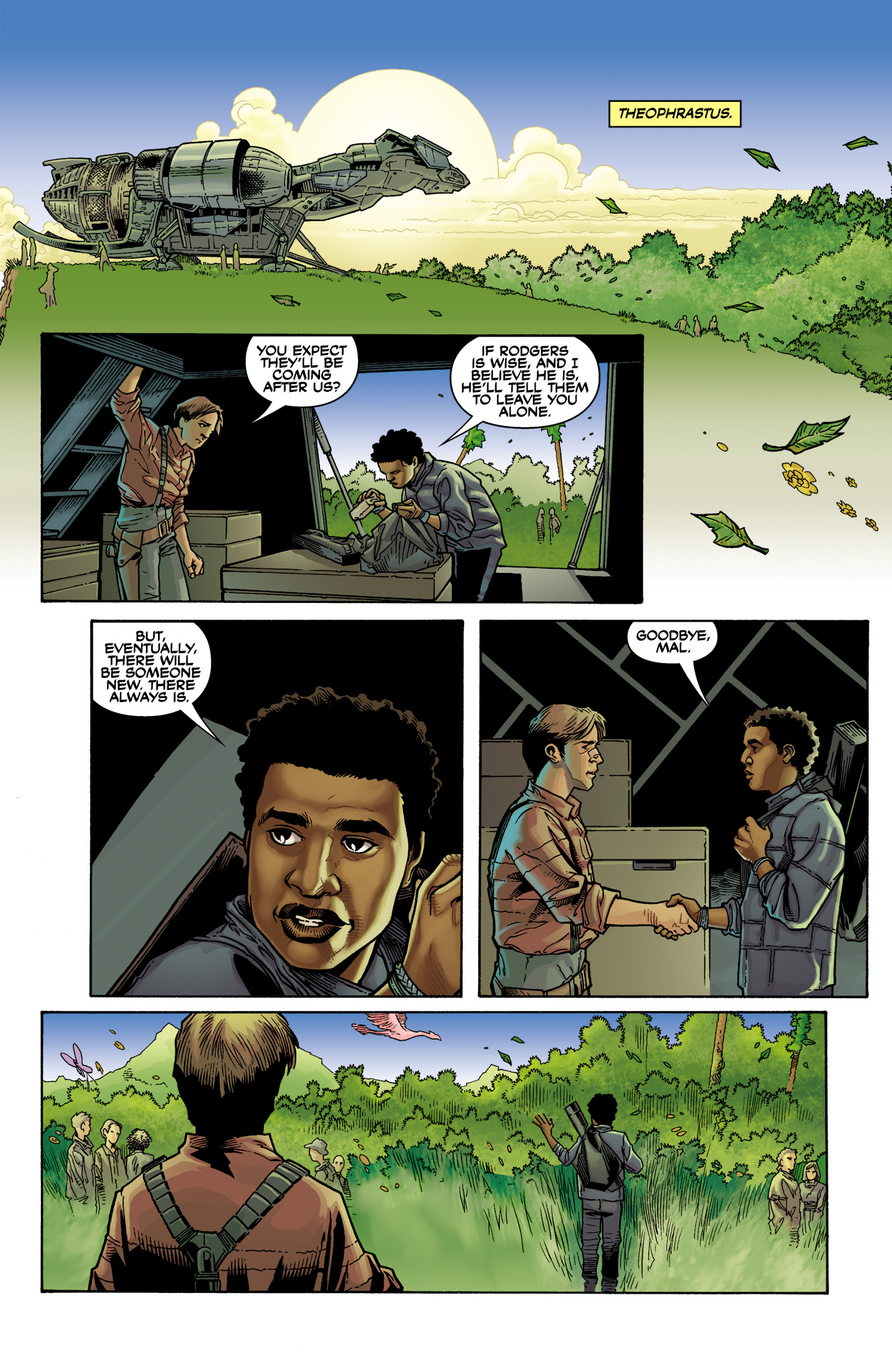Read online Serenity: Firefly Class 03-K64  Leaves on the Wind comic -  Issue #6 - 19