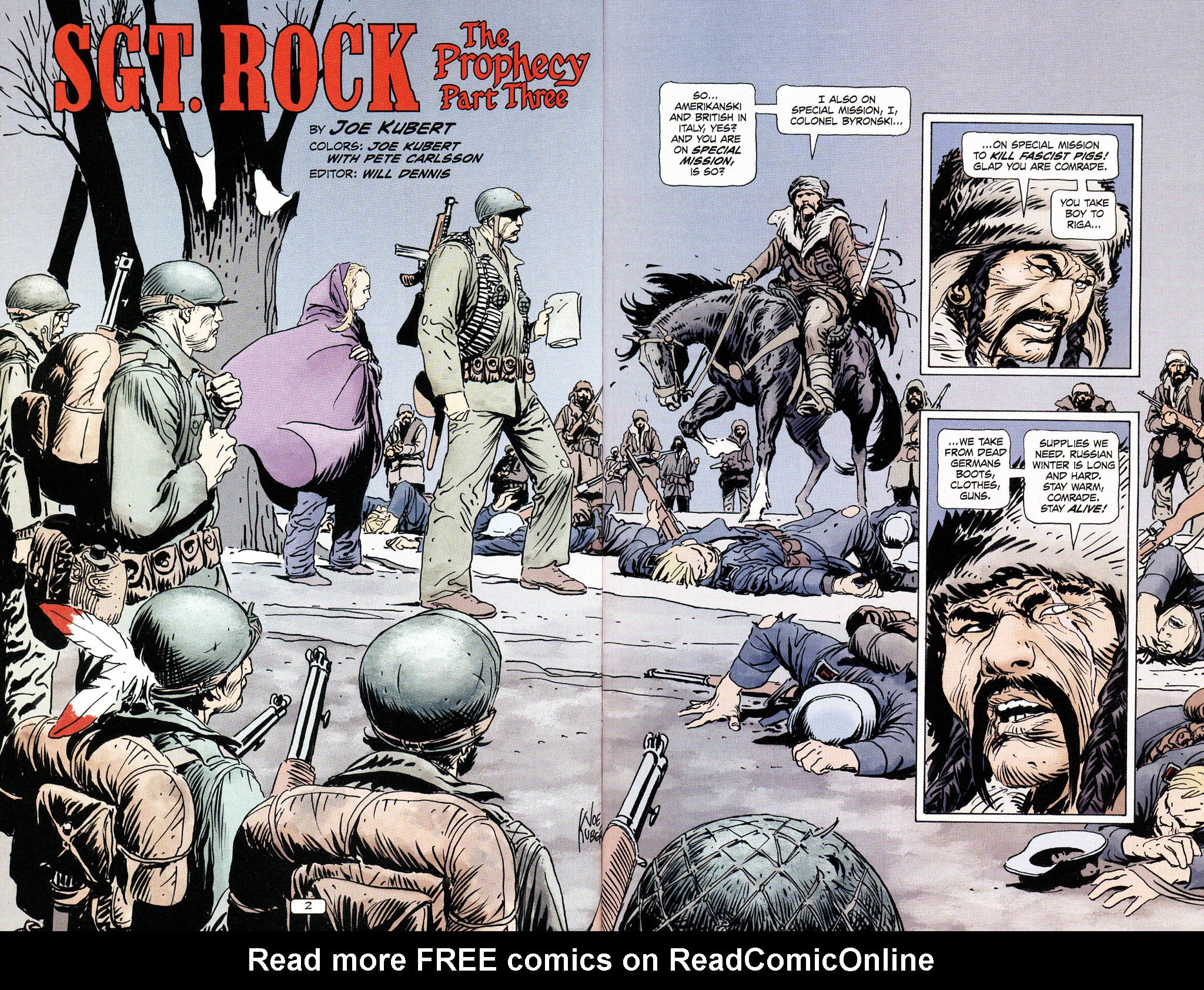 Read online Sgt. Rock: The Prophecy comic -  Issue #3 - 4