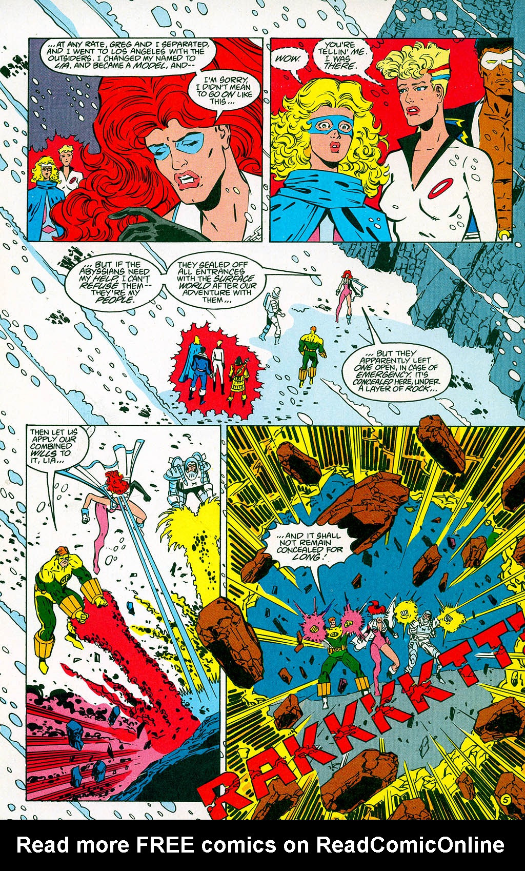 Read online The Outsiders (1985) comic -  Issue #28 - 6