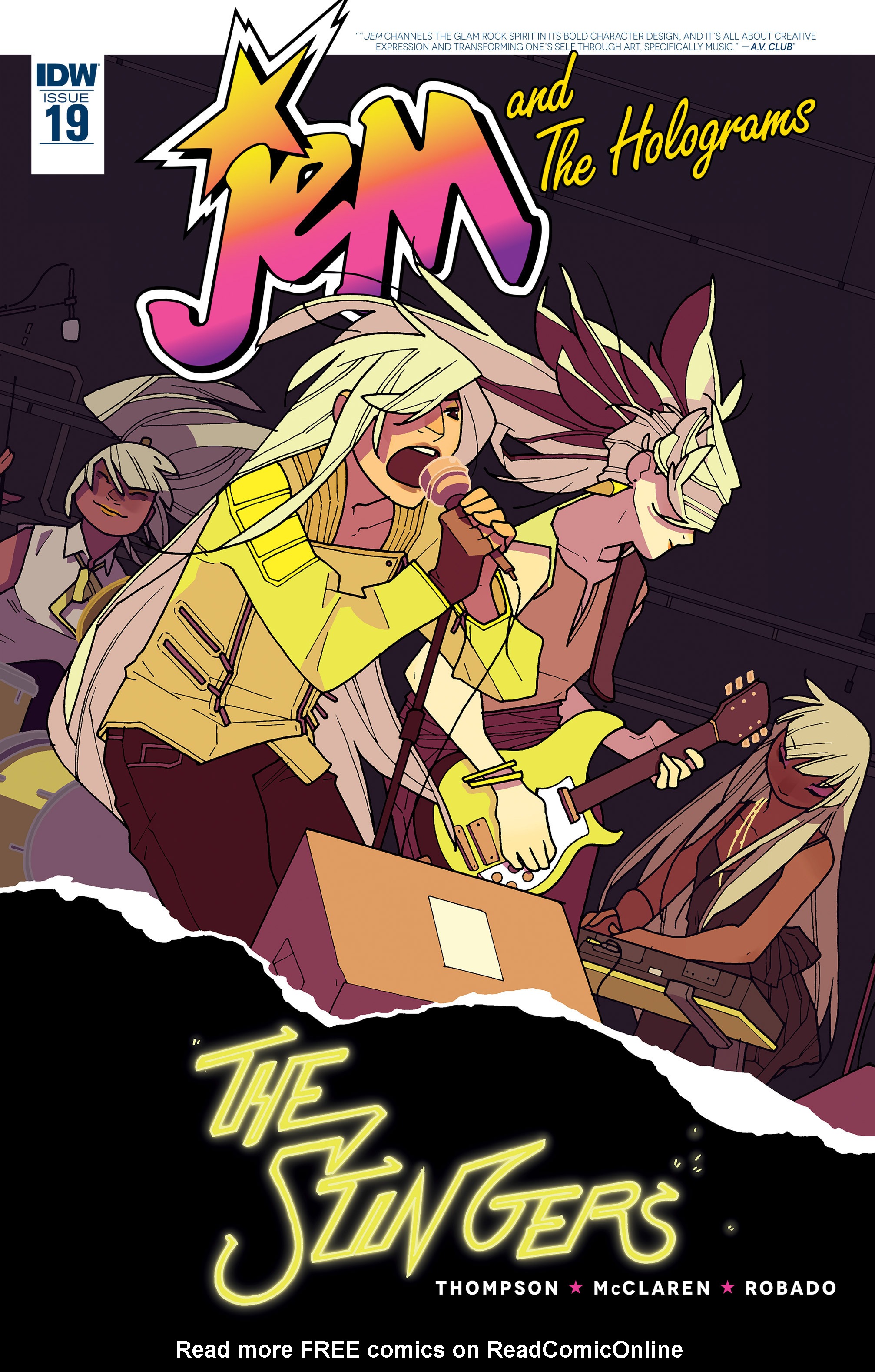 Read online Jem and The Holograms comic -  Issue #19 - 1
