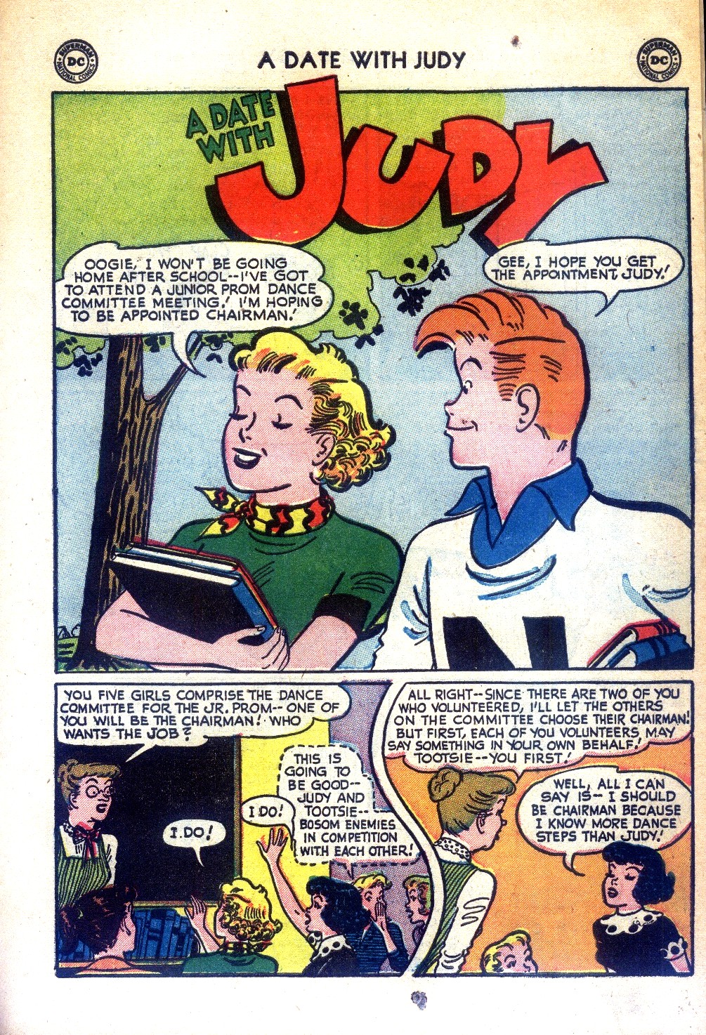Read online A Date with Judy comic -  Issue #35 - 38
