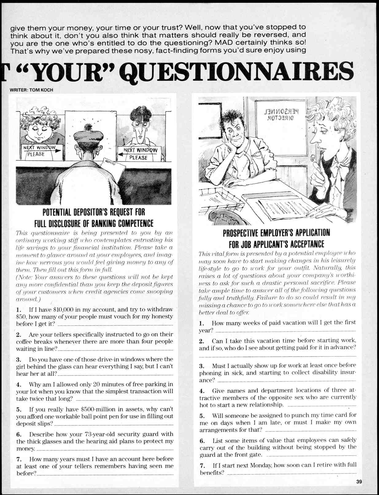 Read online MAD comic -  Issue #277 - 41
