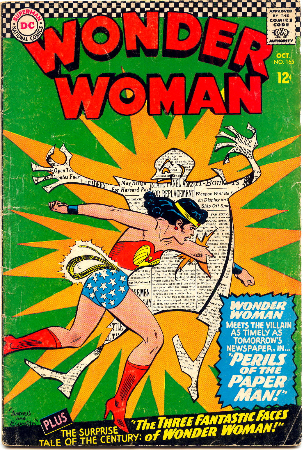 Read online Wonder Woman (1942) comic -  Issue #165 - 1