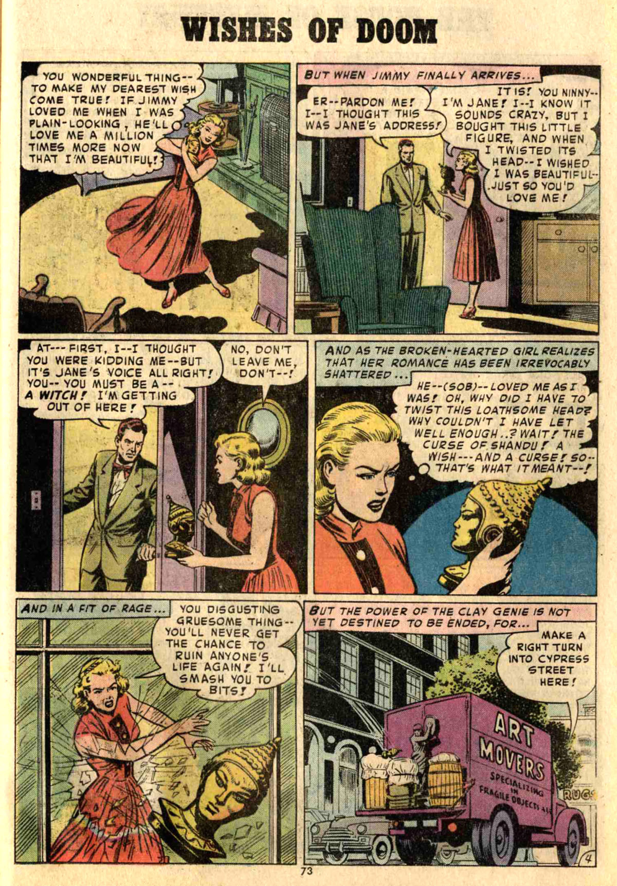 Read online House of Mystery (1951) comic -  Issue #226 - 73