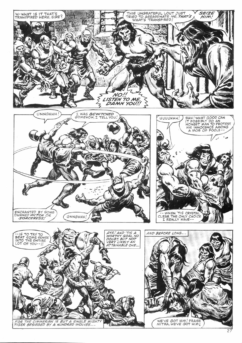 Read online The Savage Sword Of Conan comic -  Issue #81 - 27