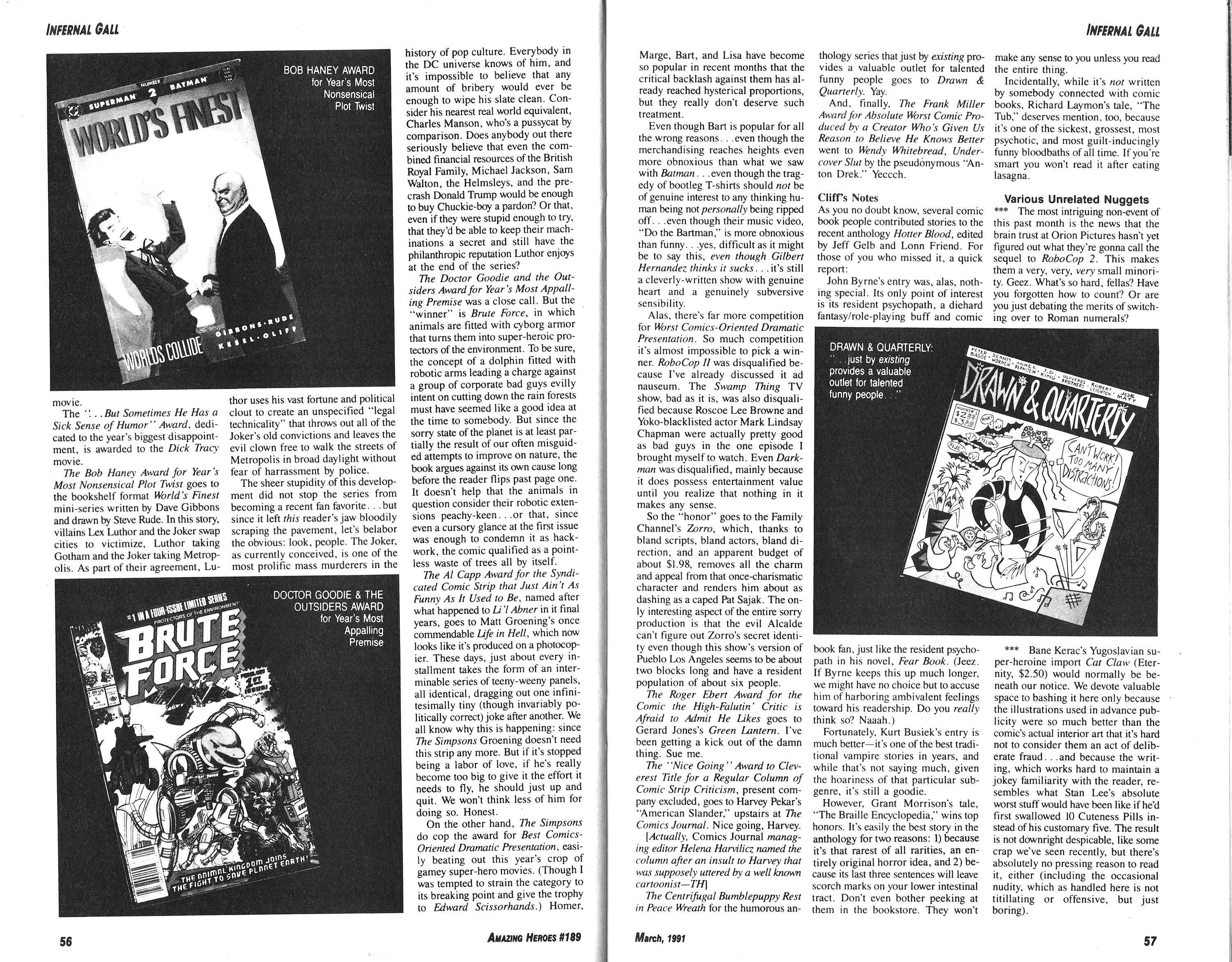 Read online Amazing Heroes comic -  Issue #189 - 29