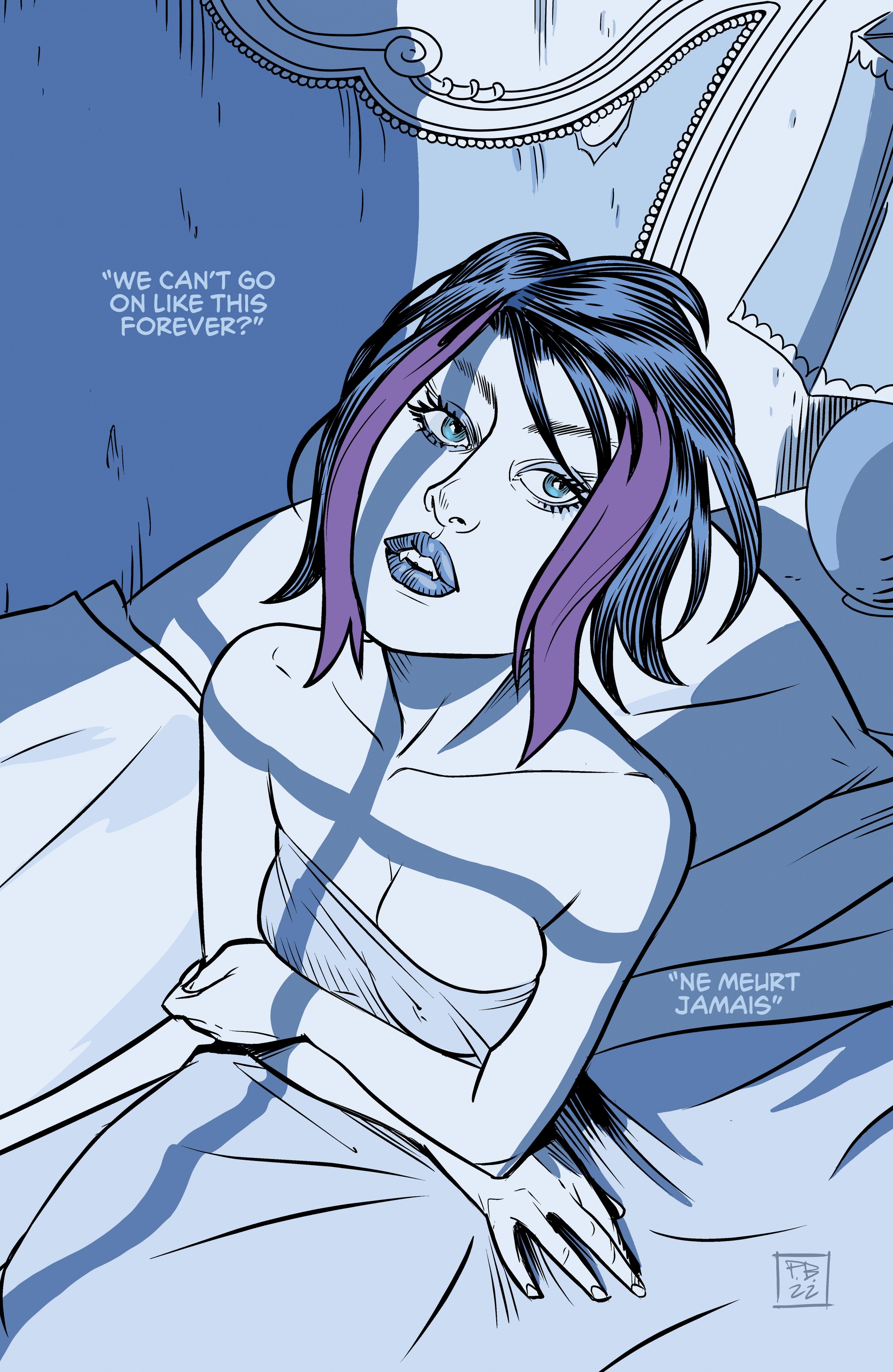 Read online GirlFIEND in Paris: A Bloodthirsty Bedtime Story comic -  Issue # TPB - 66