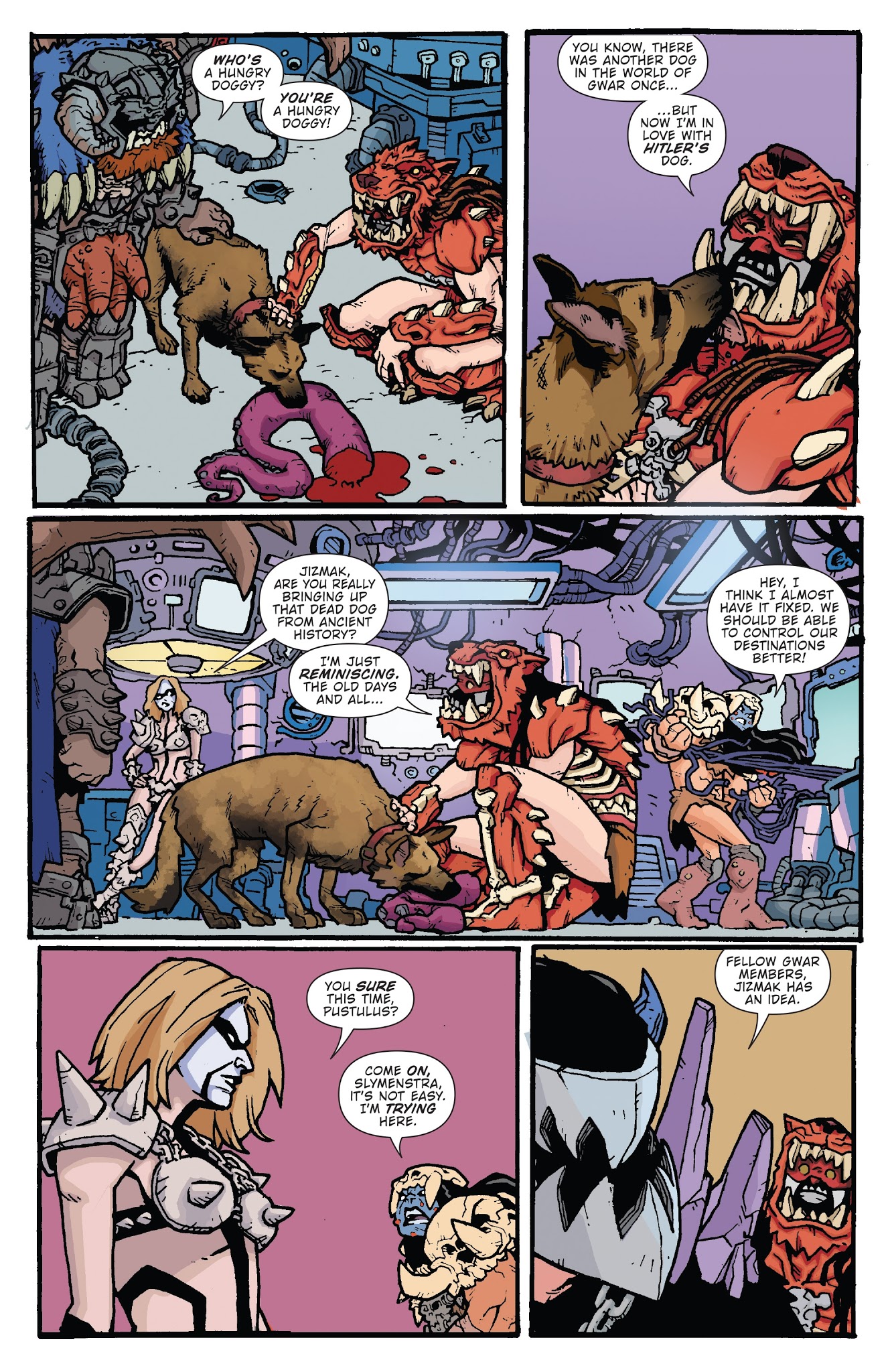 Read online Gwar: Orgasmageddon comic -  Issue #3 - 10