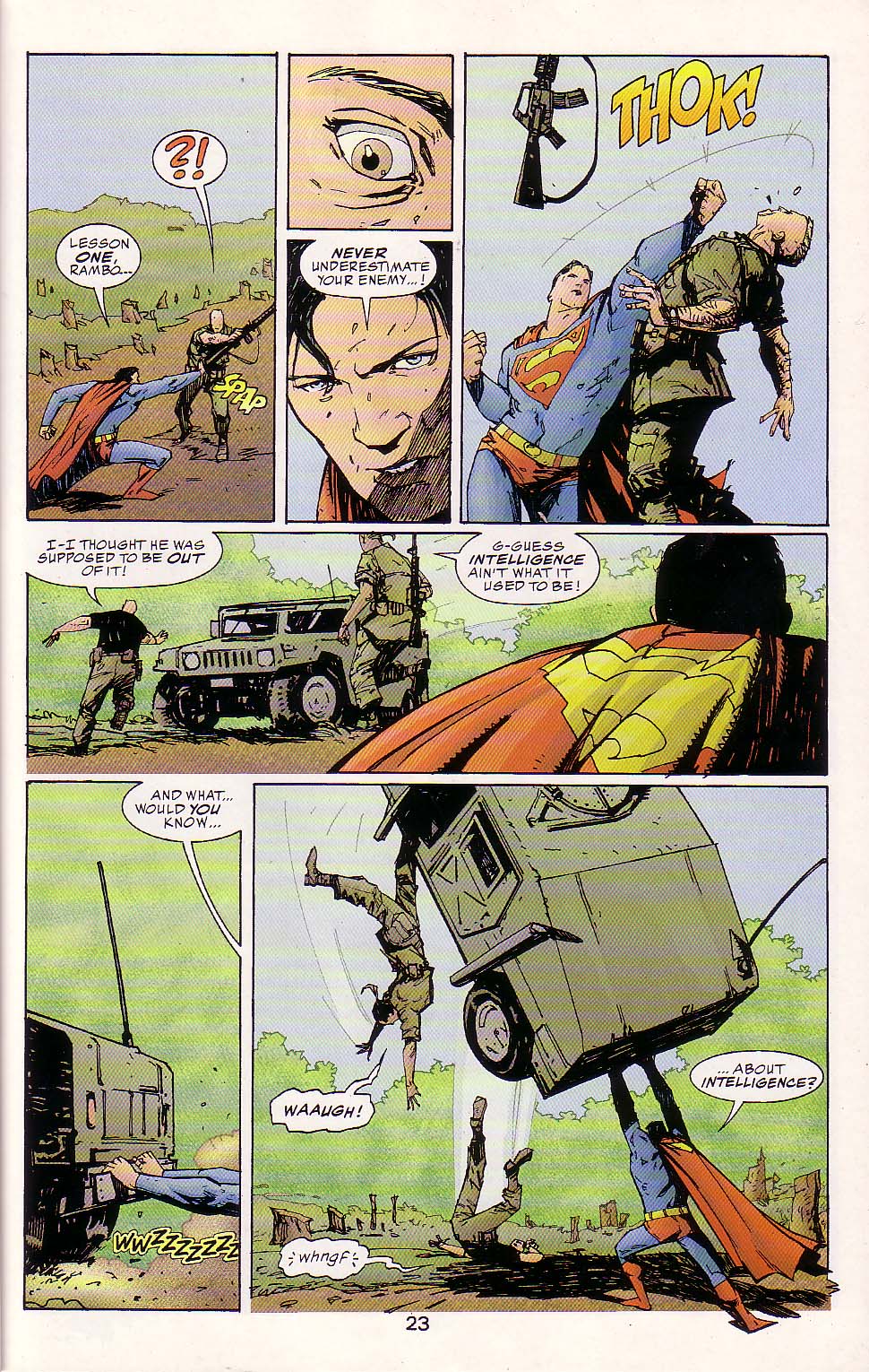 Read online Superman vs. Predator comic -  Issue #2 - 25