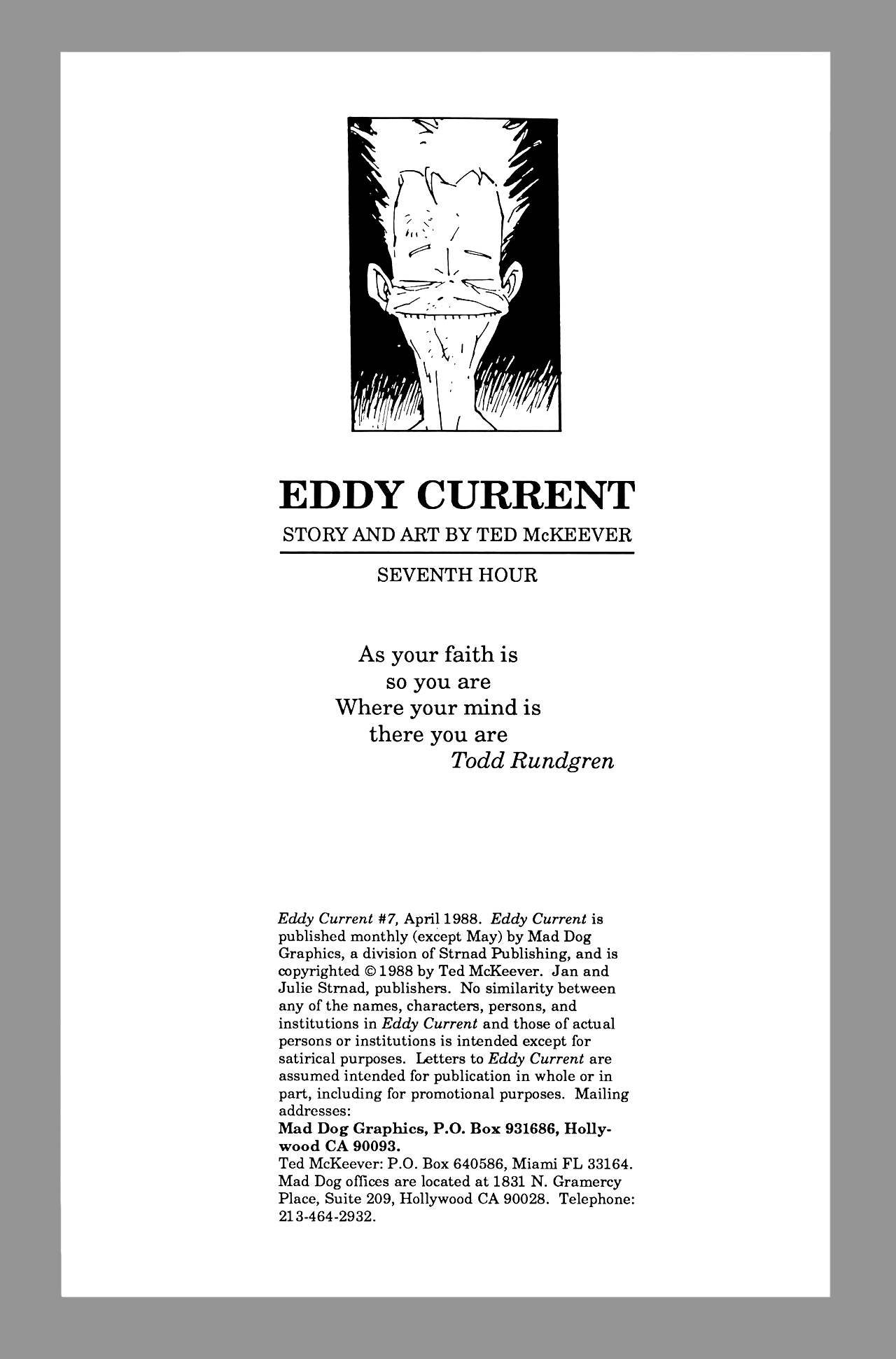 Read online Eddy Current comic -  Issue #7 - 2