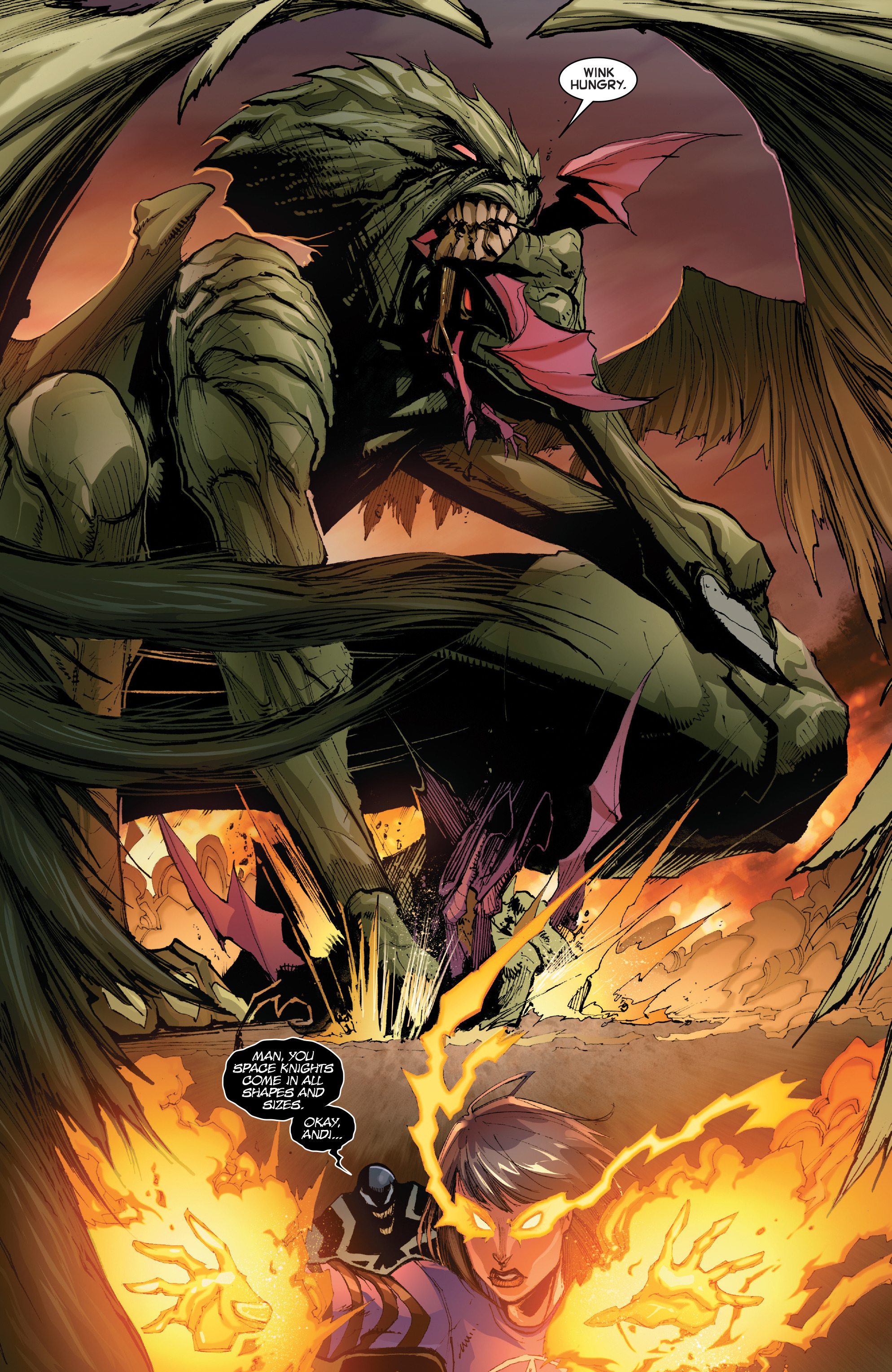 Read online Venom: Space Knight comic -  Issue #13 - 14