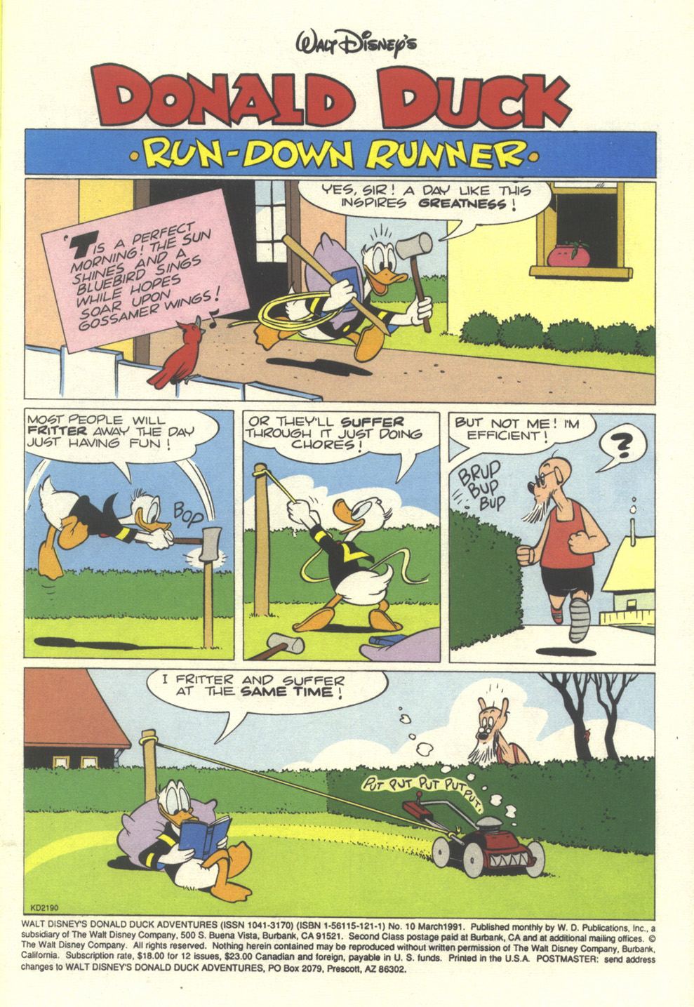 Read online Donald Duck Adventures comic -  Issue #10 - 3