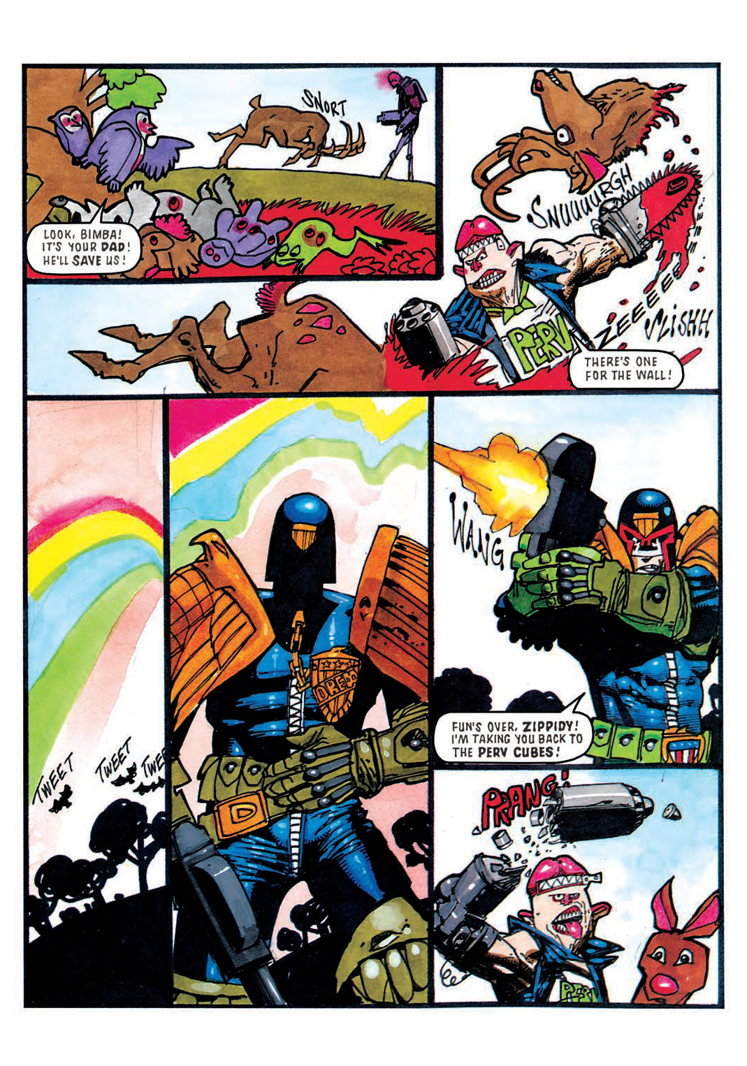 Read online Judge Dredd [Collections - Rebellion] comic -  Issue # TPB Judge Dredd - Heavy Metal Dredd - 118