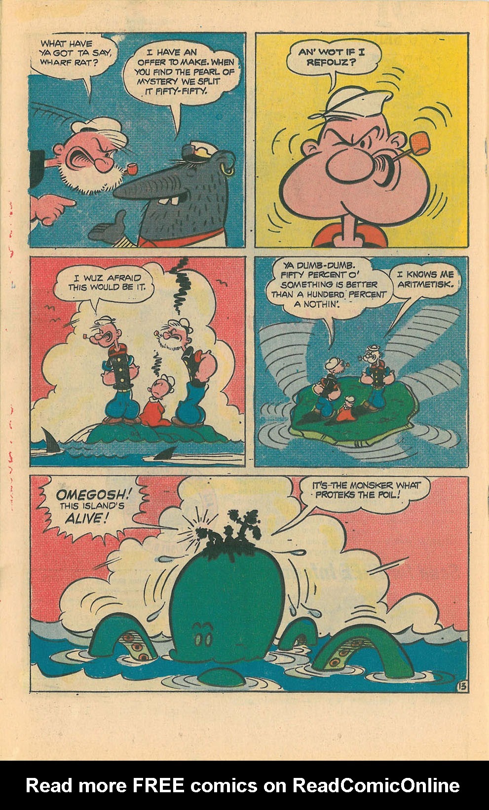 Read online Popeye (1948) comic -  Issue #122 - 18