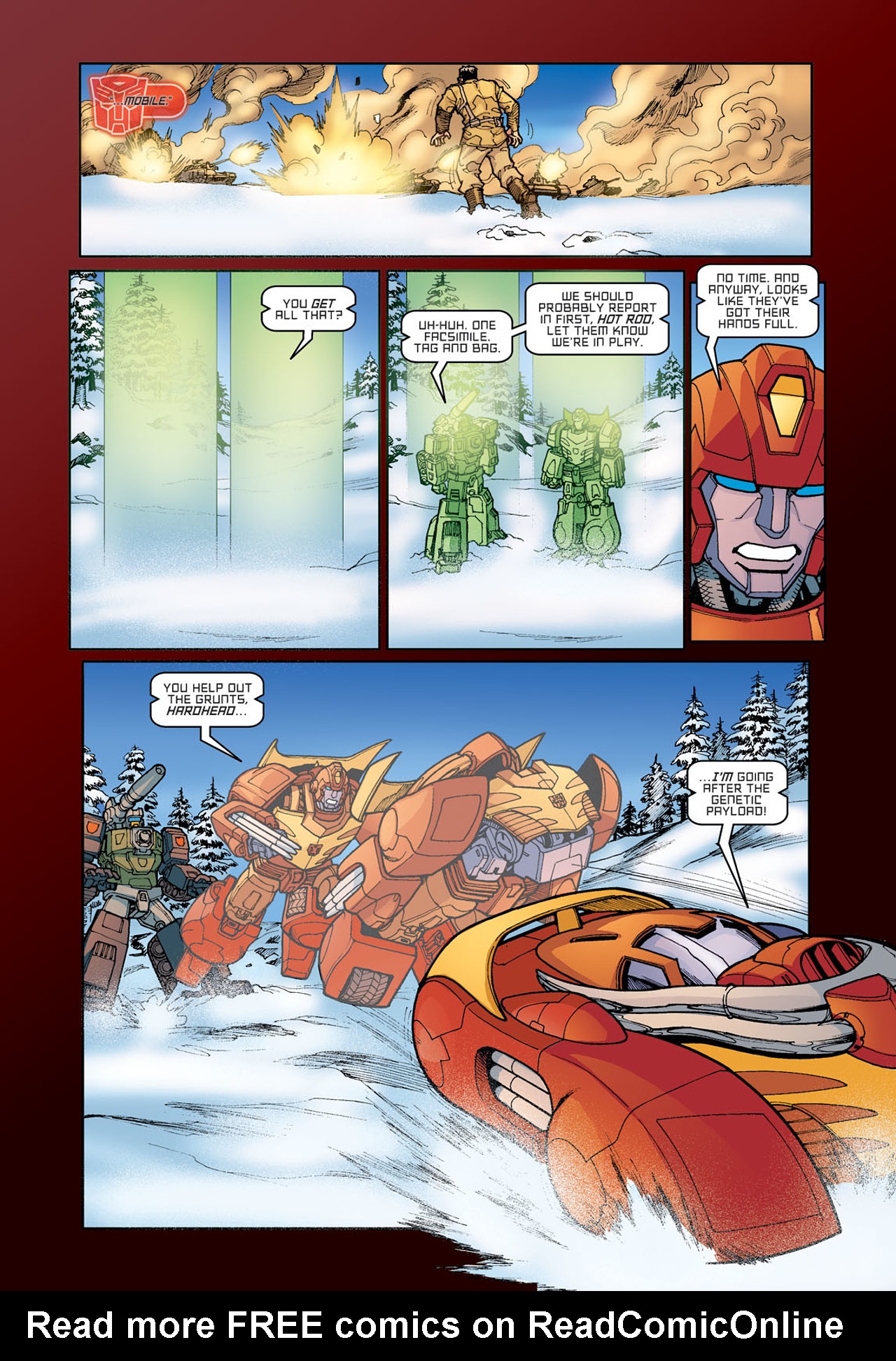 Read online The Transformers: Escalation comic -  Issue #4 - 14