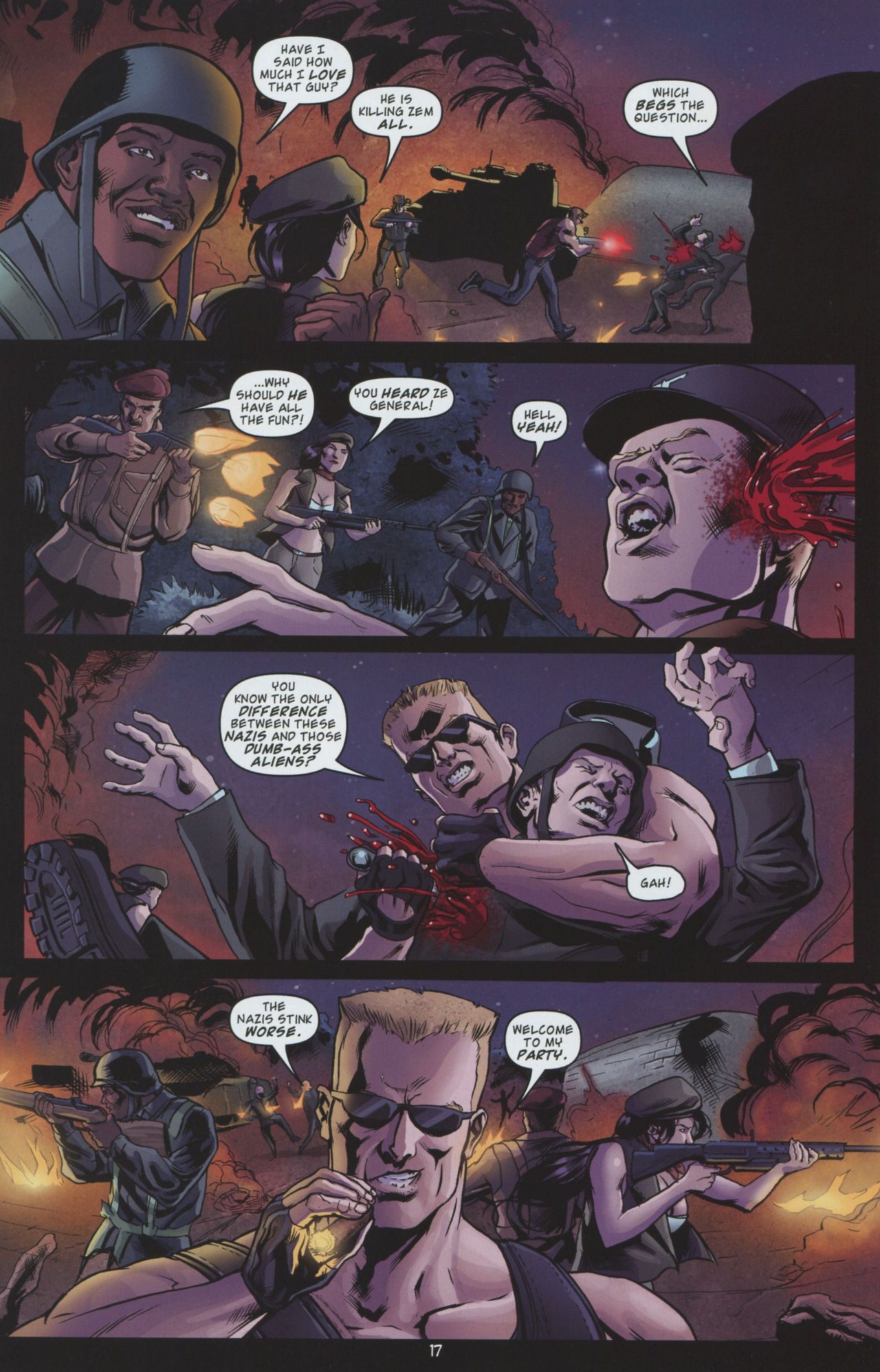 Read online Duke Nukem: Glorious Bastard comic -  Issue #2 - 19