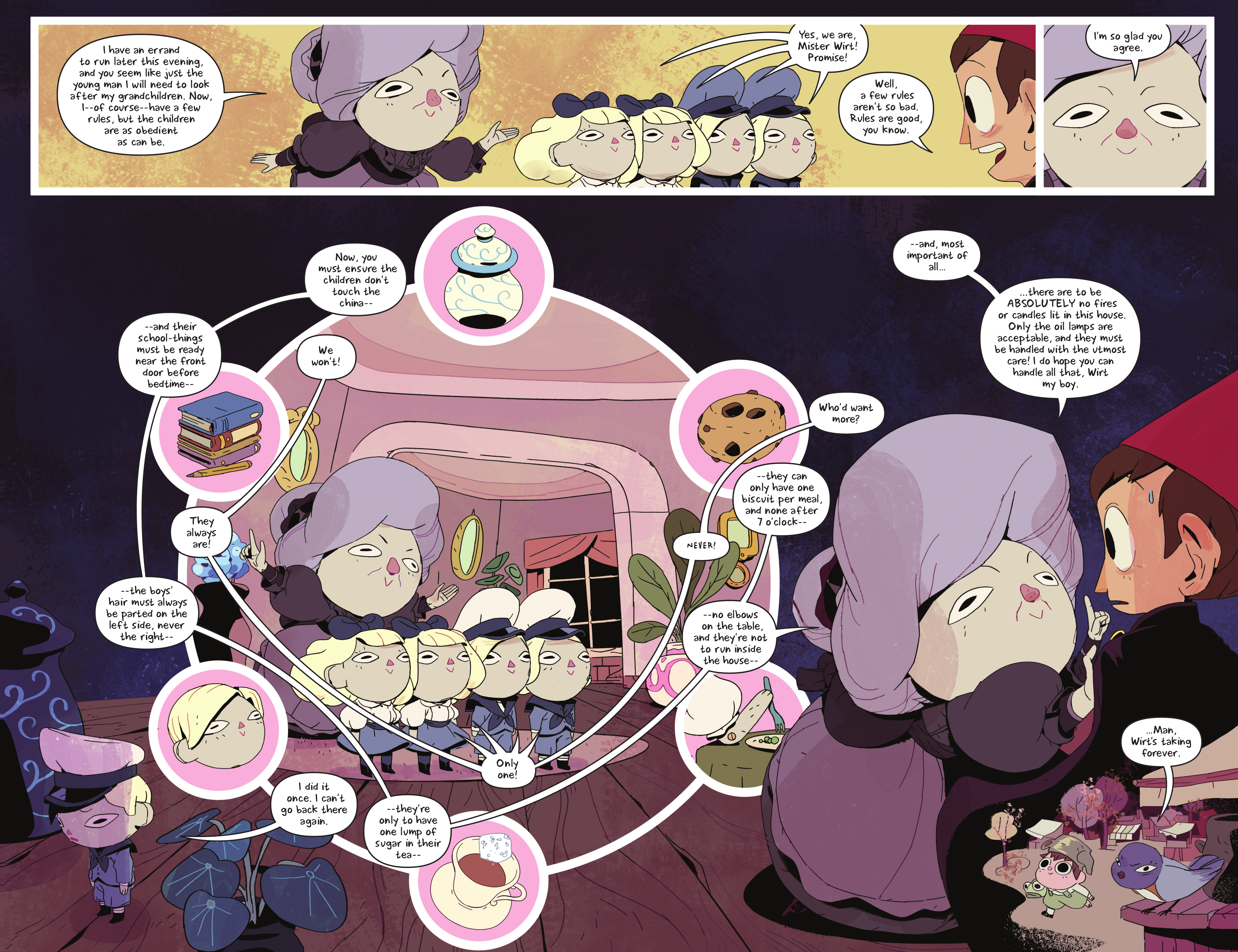 Read online Over the Garden Wall: Hollow Town comic -  Issue # TPB - 24