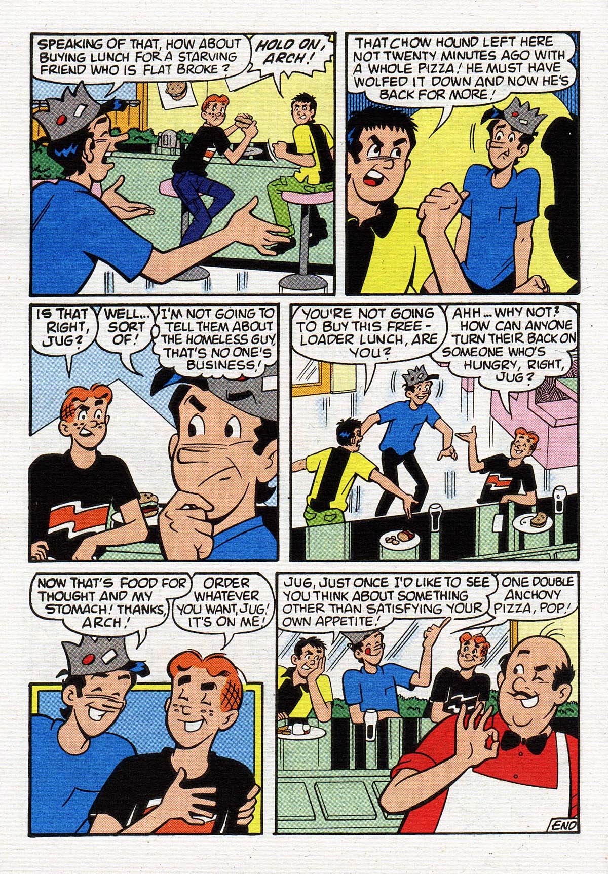 Read online Jughead's Double Digest Magazine comic -  Issue #104 - 135