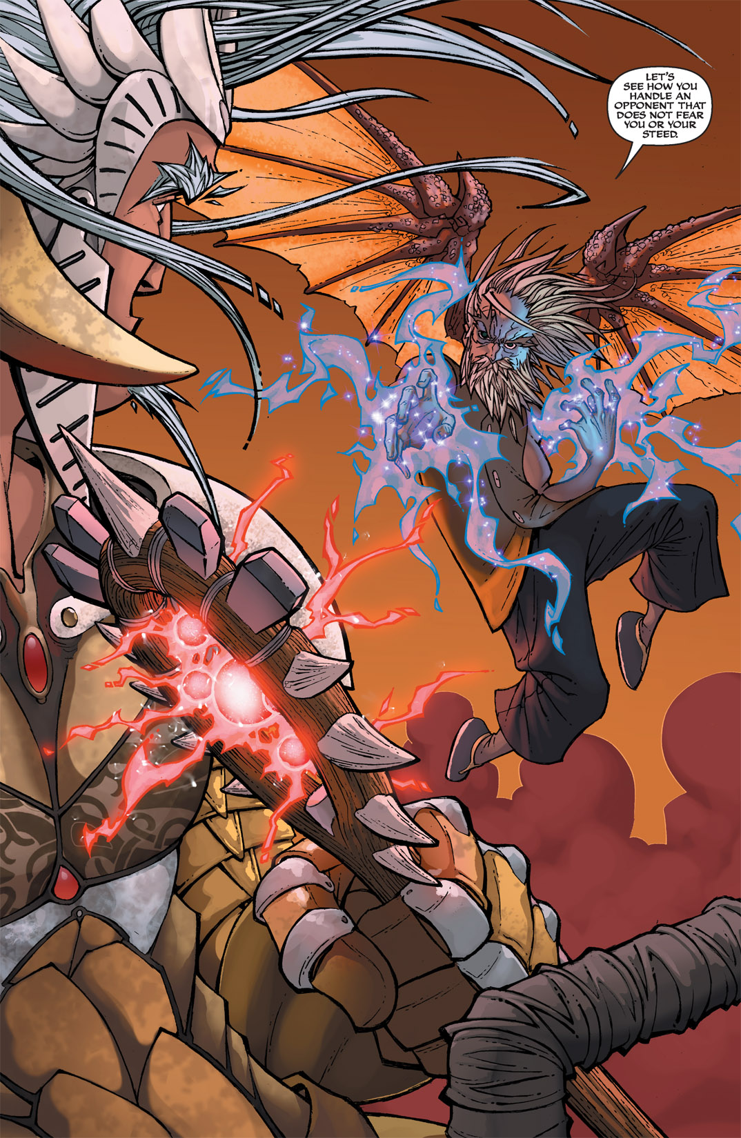 Read online Michael Turner's Soulfire: Dying Of The Light comic -  Issue # _TPB - 105