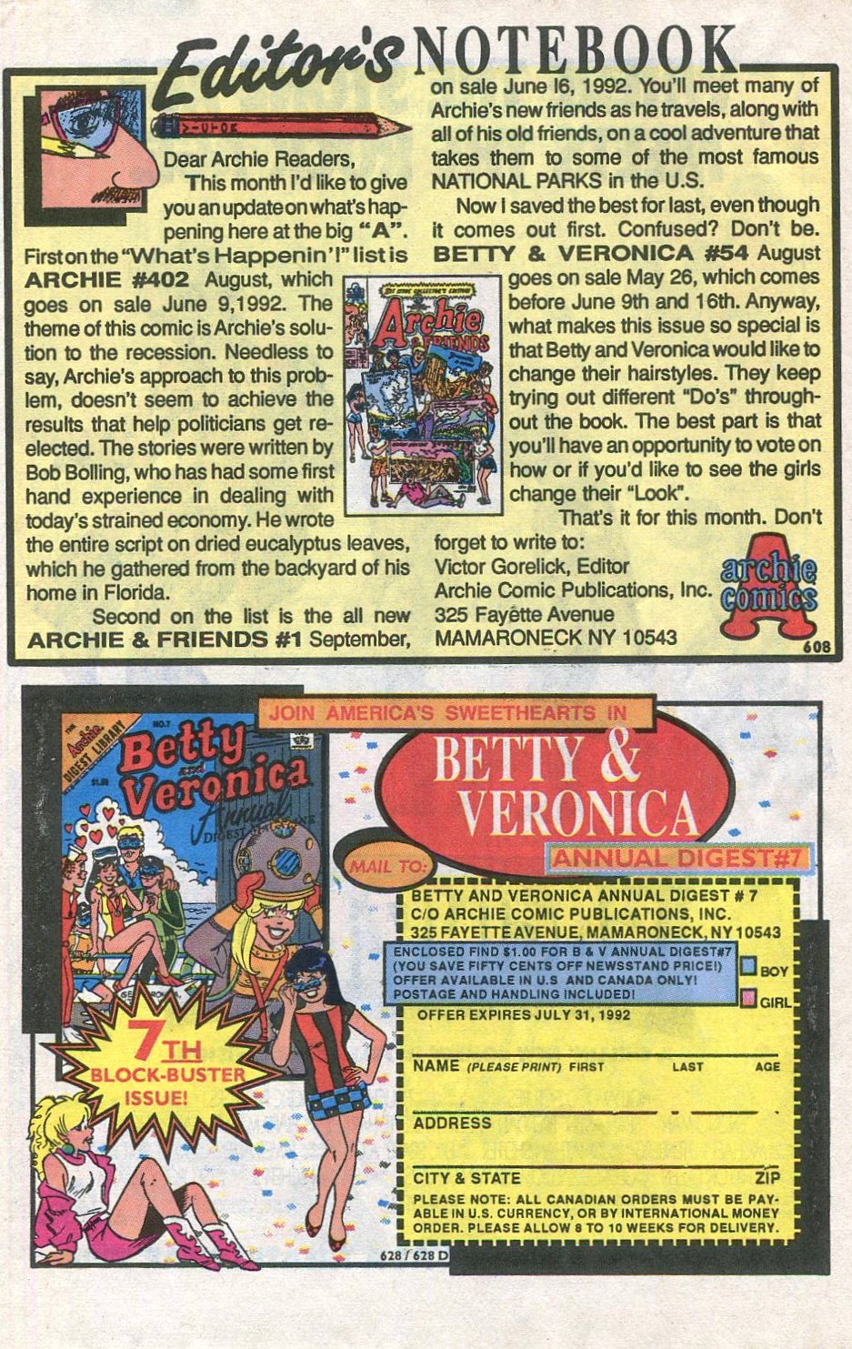 Read online Betty and Veronica (1987) comic -  Issue #53 - 10