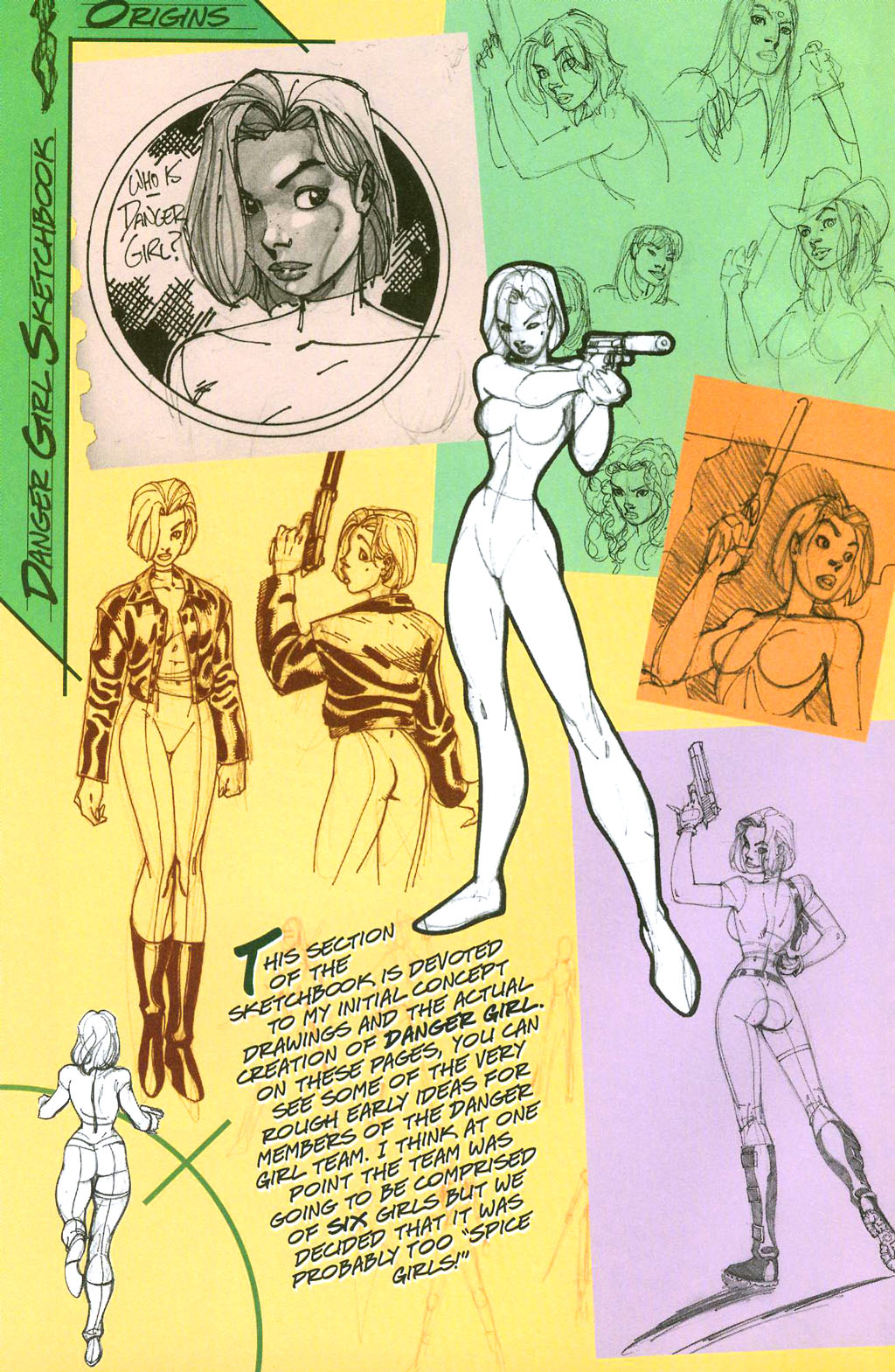 Read online J. Scott Campbell's Danger Girl Sketchbook comic -  Issue # Full - 4