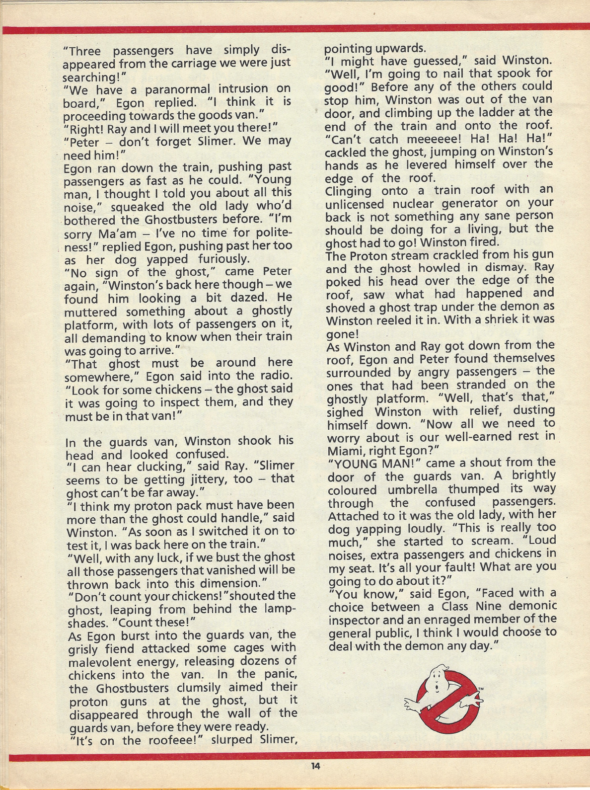 Read online The Real Ghostbusters comic -  Issue #47 - 14