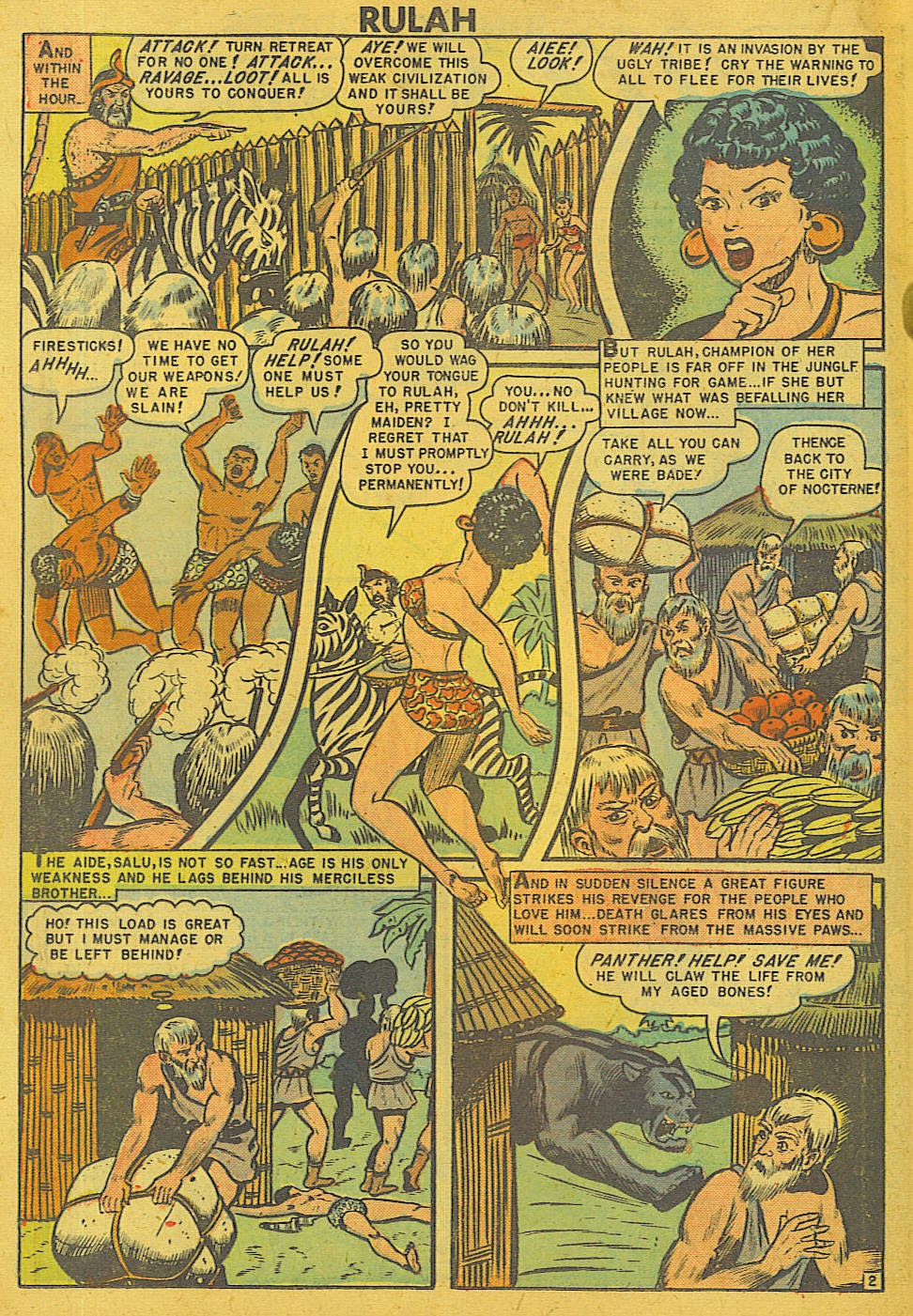 Read online Rulah - Jungle Goddess comic -  Issue #21 - 22