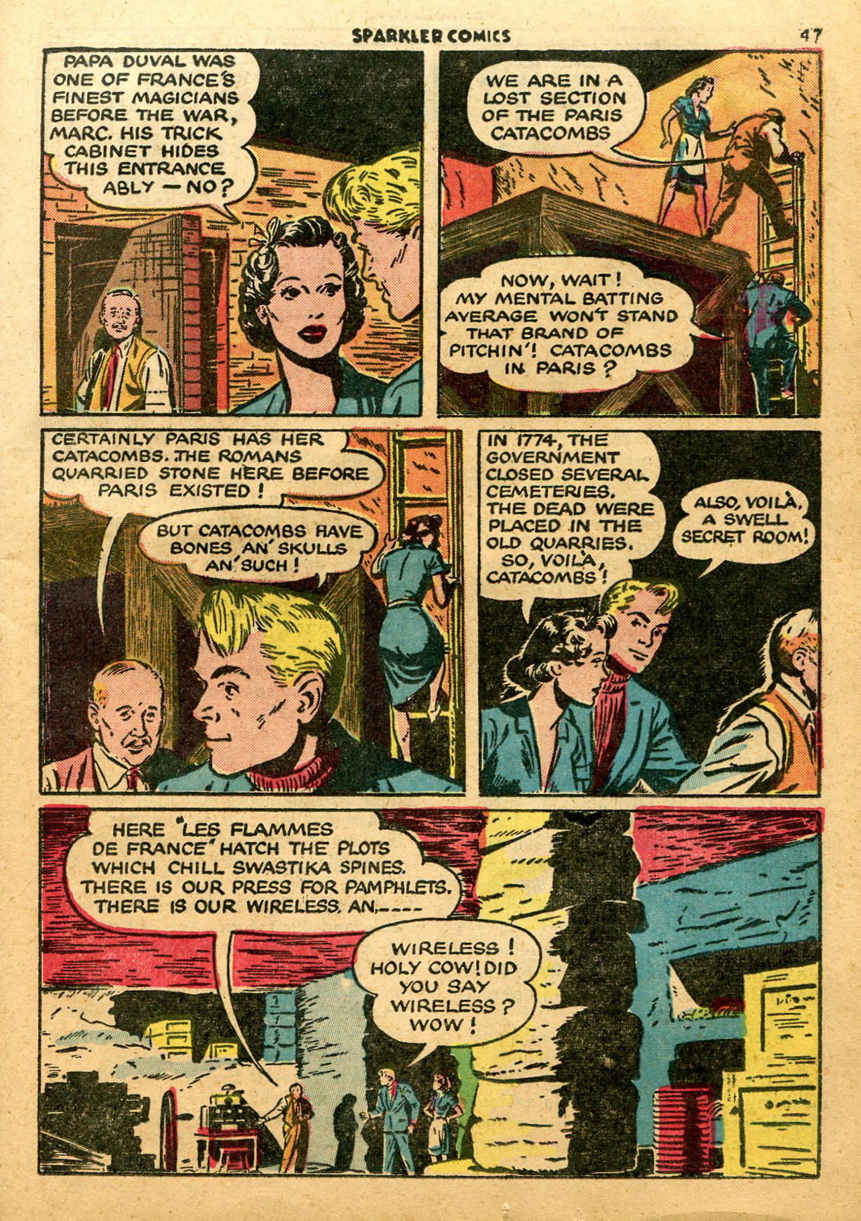 Read online Sparkler Comics comic -  Issue #23 - 45