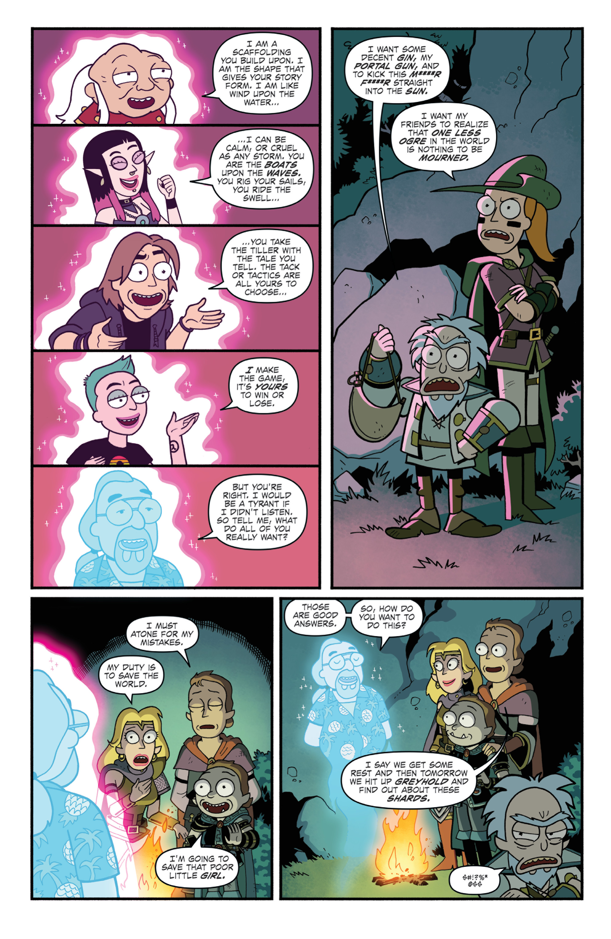 Read online Rick and Morty vs Dungeons & Dragons comic -  Issue # _TPB - 87