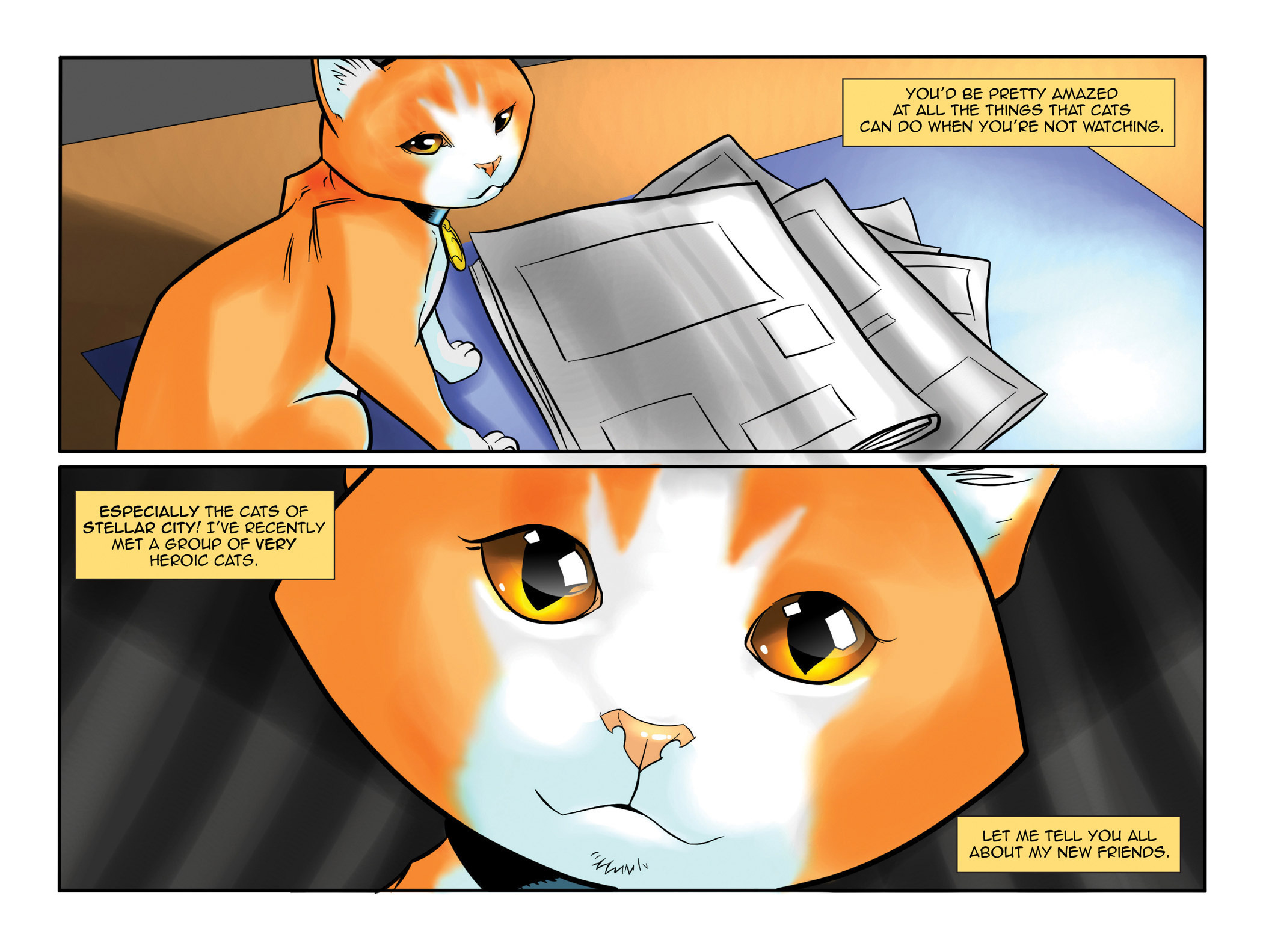 Read online Hero Cats comic -  Issue #1 - 5
